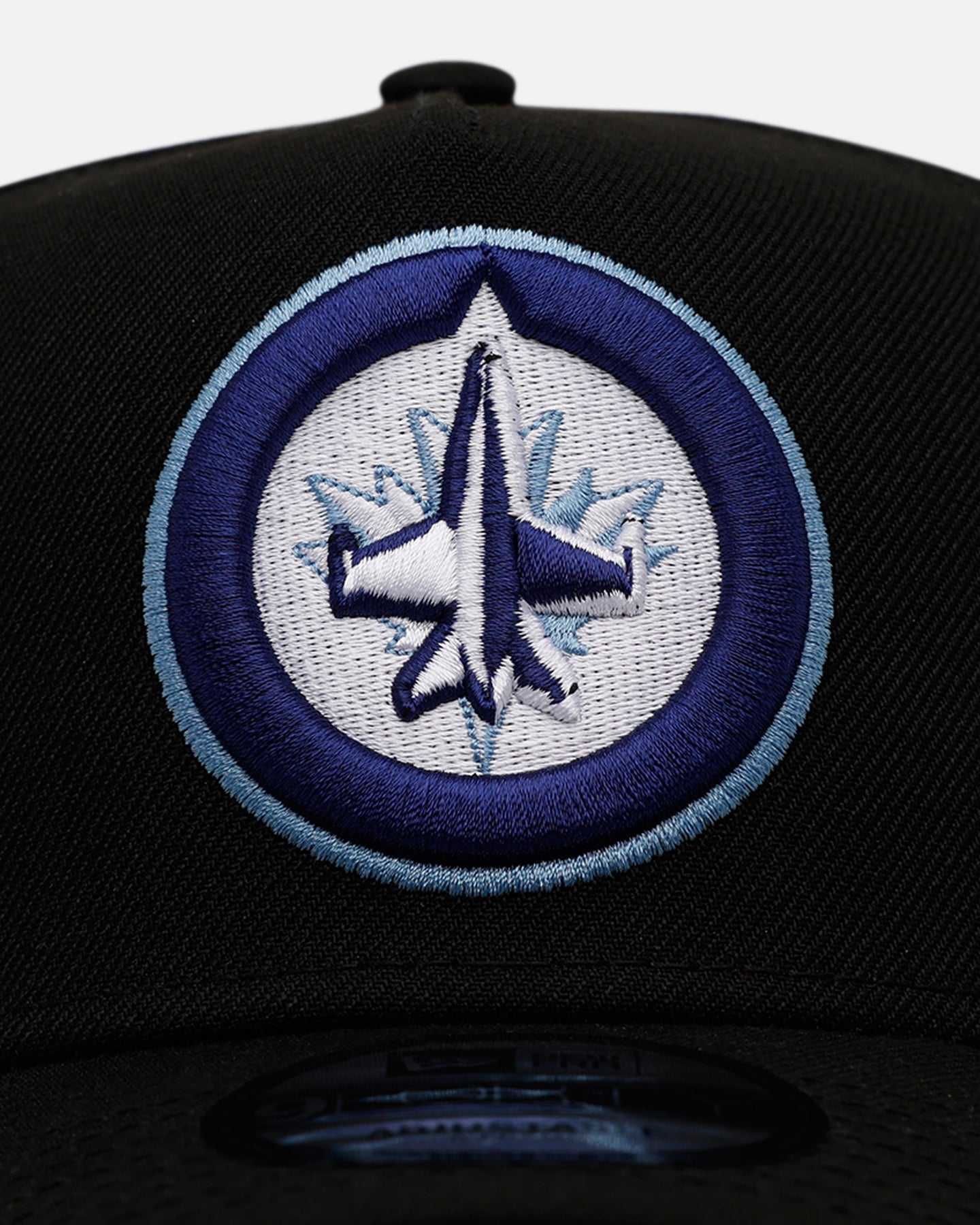 New Era Winnipeg Jets 'Black And Sky Blue' 9FORTY A-Frame Snapback Black/Sky Blue