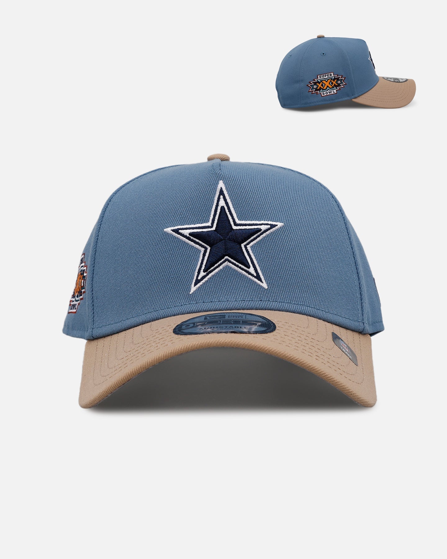 New Era Dallas Cowboys 'Easy Breezy' 9FORTY A-Frame Snapback Blue/Tan