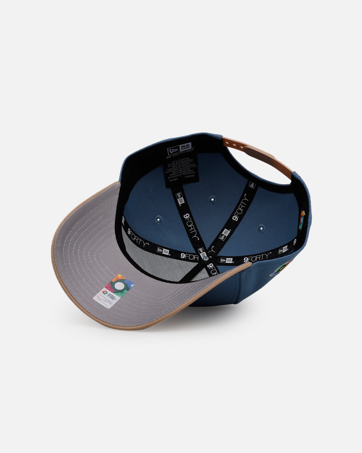 New Era Mexico National Baseball Team 'Easy Breezy' 9FORTY A-Frame Snapback Blue/Tan