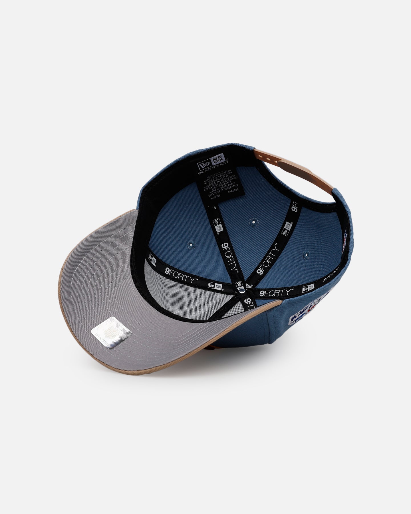 New Era Washington Commanders 'Easy Breezy' 9FORTY A-Frame Snapback Blue/Tan