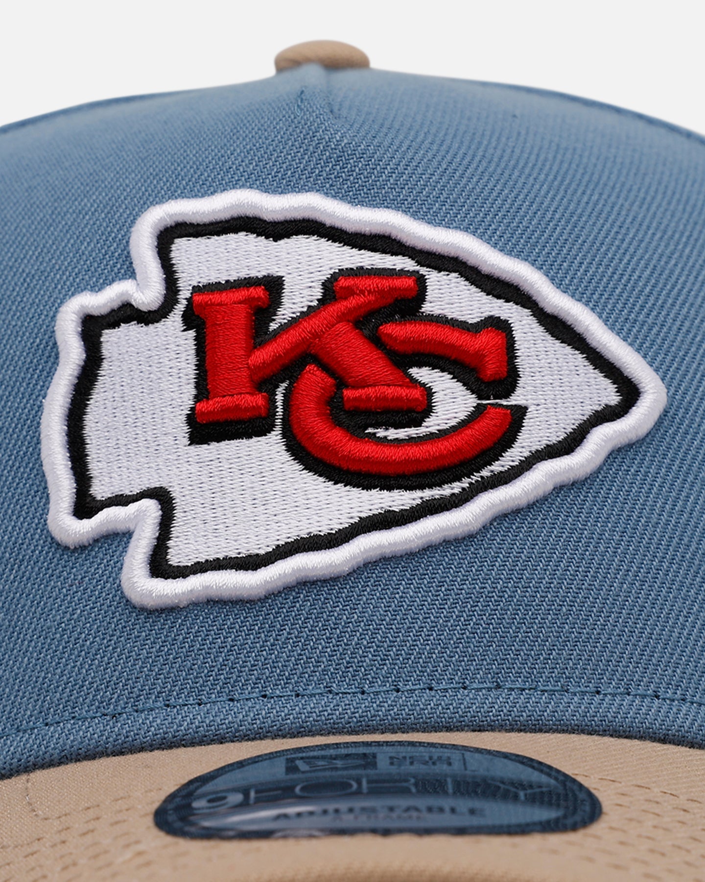 New Era Kansas City Chiefs 'Easy Breezy' 9FORTY A-Frame Snapback Blue/Tan
