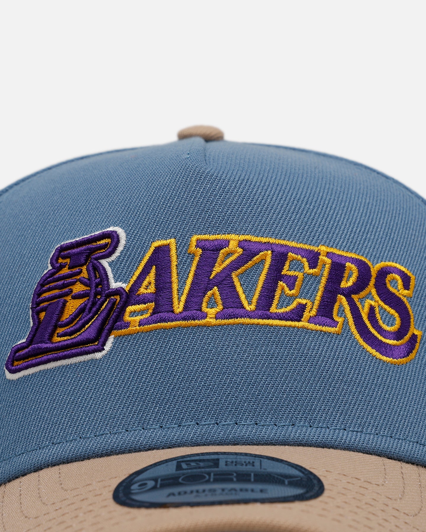 New Era Los Angeles Lakers 'Easy Breezy' 9FORTY A-Frame Snapback Blue/Tan