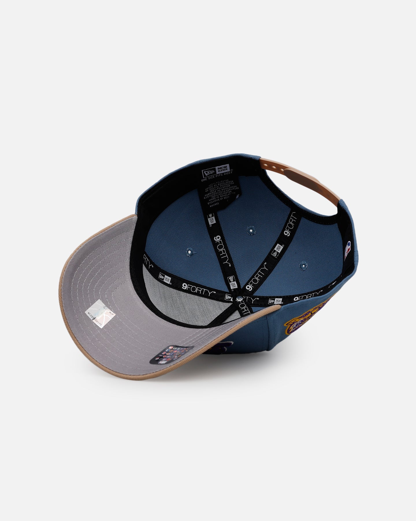 New Era Los Angeles Lakers 'Easy Breezy' 9FORTY A-Frame Snapback Blue/Tan