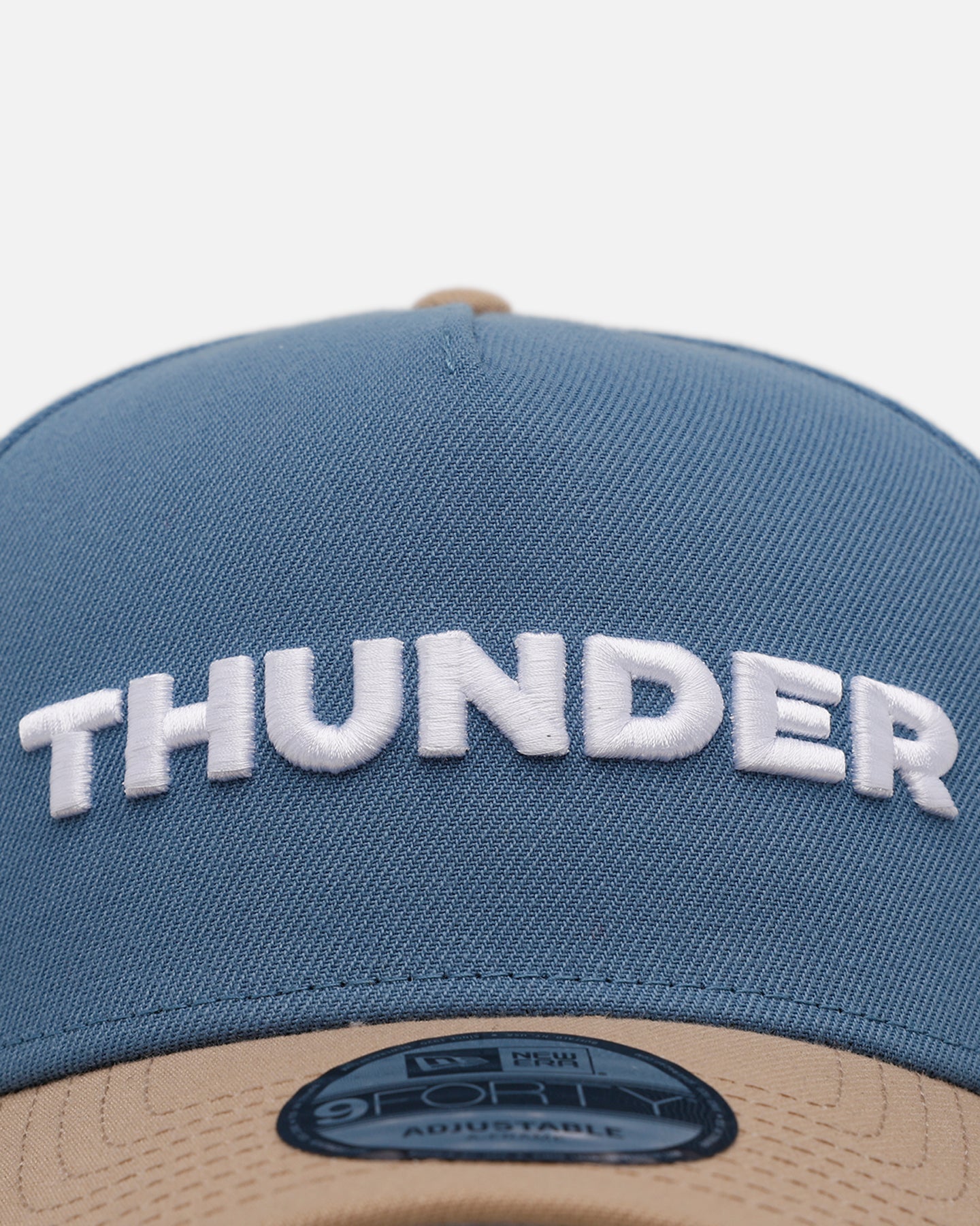 New Era Oklahoma City Thunder 'Easy Breezy' 9FORTY A-Frame Snapback Blue/Tan