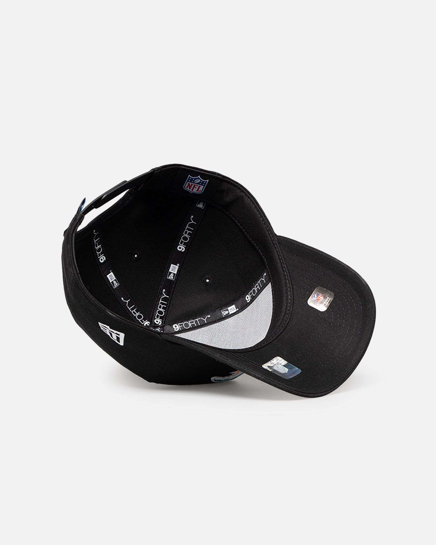 New Era Miami Dolphins 'Upside Down Logo' 9FORTY A-Frame Snapback Black/Official Team Color