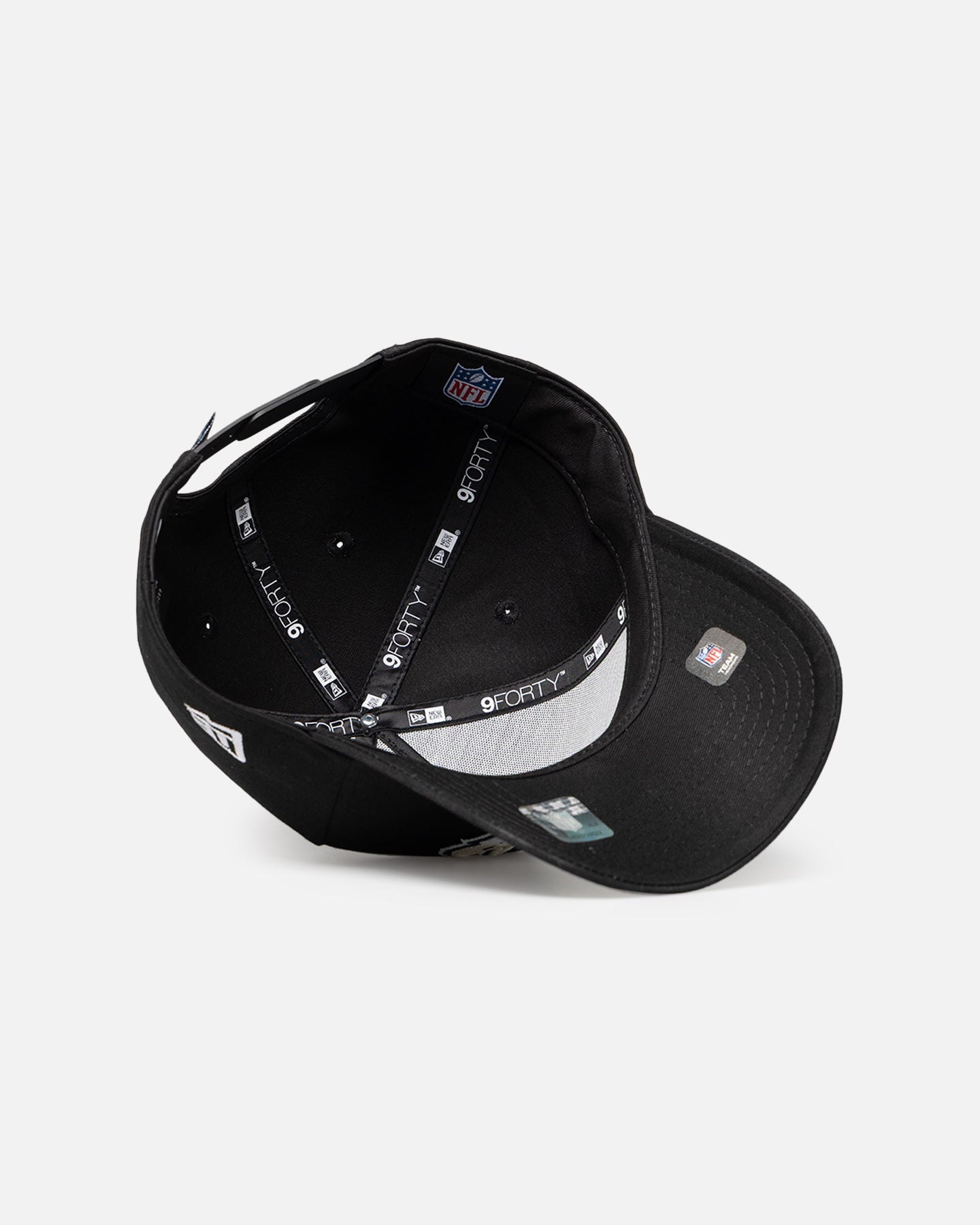 New Era Philadelphia Eagles 'Upside Down Logo' 9FORTY A-Frame Snapback Black/Official Team Color