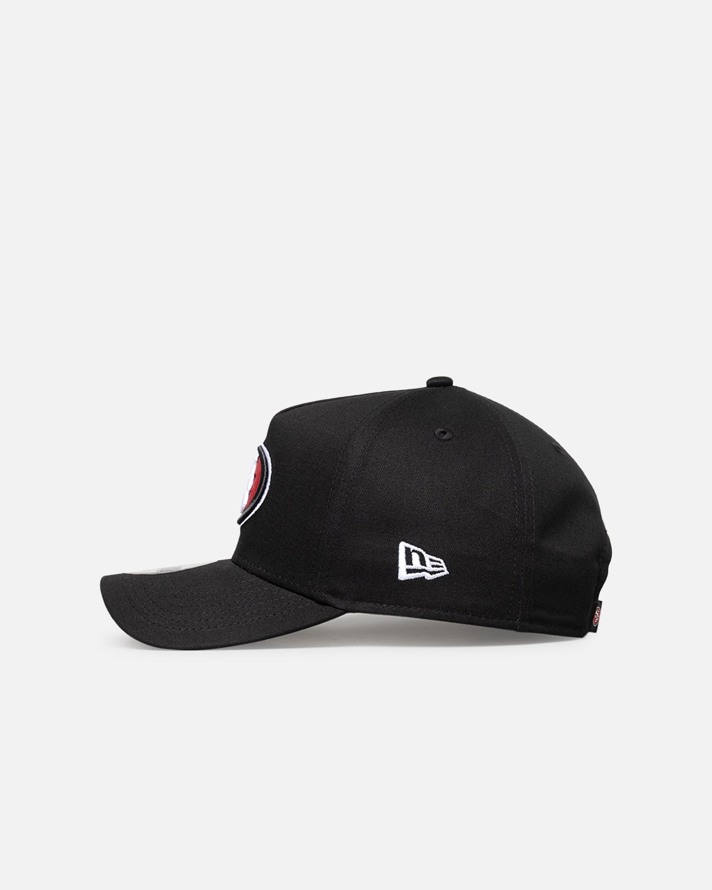 New Era San Francisco 49ers 'Upside Down Logo' 9FORTY A-Frame Snapback Black/Official Team Color