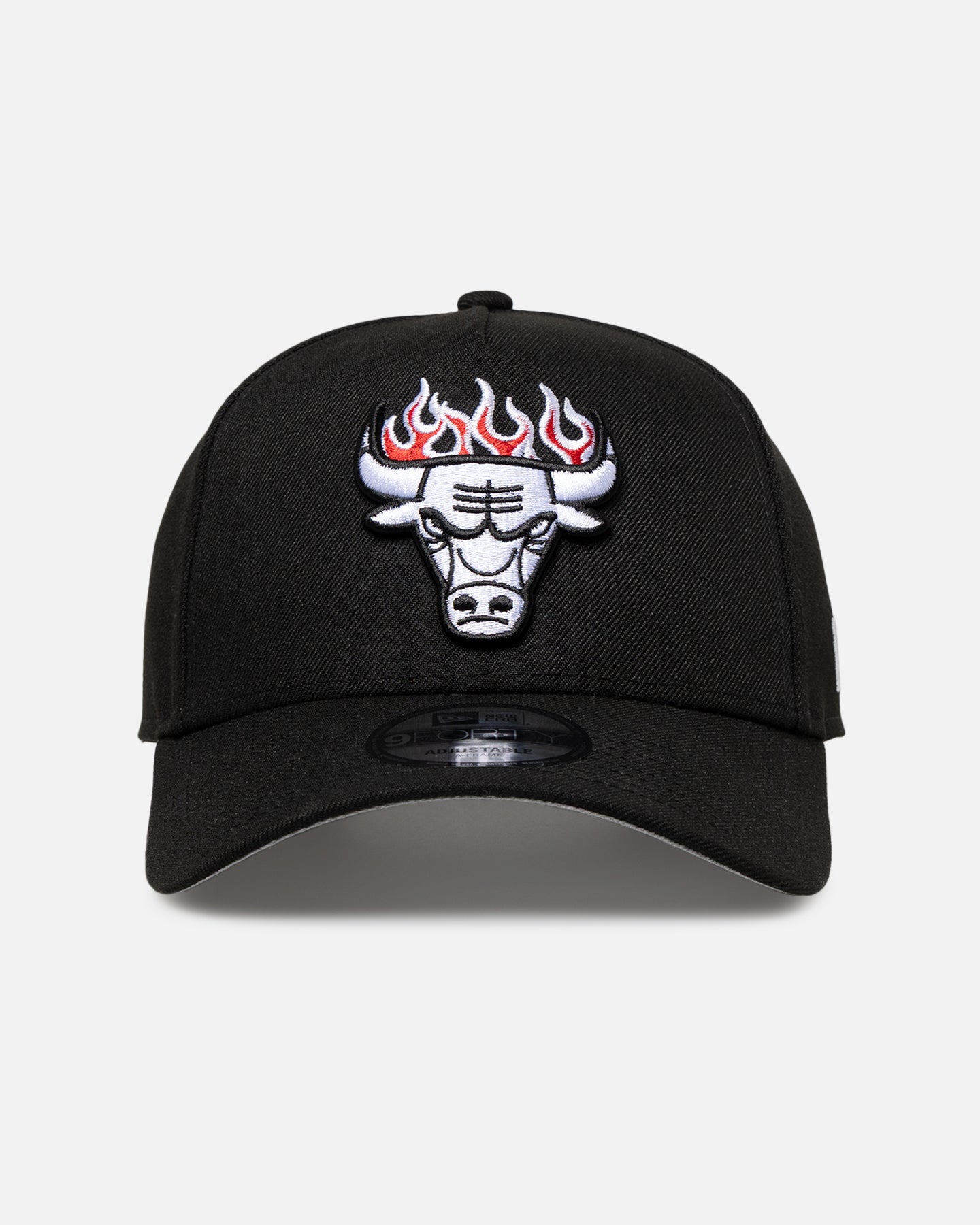 New Era Chicago Bulls 'Flame Logo' 9FORTY A-Frame Snapback Black