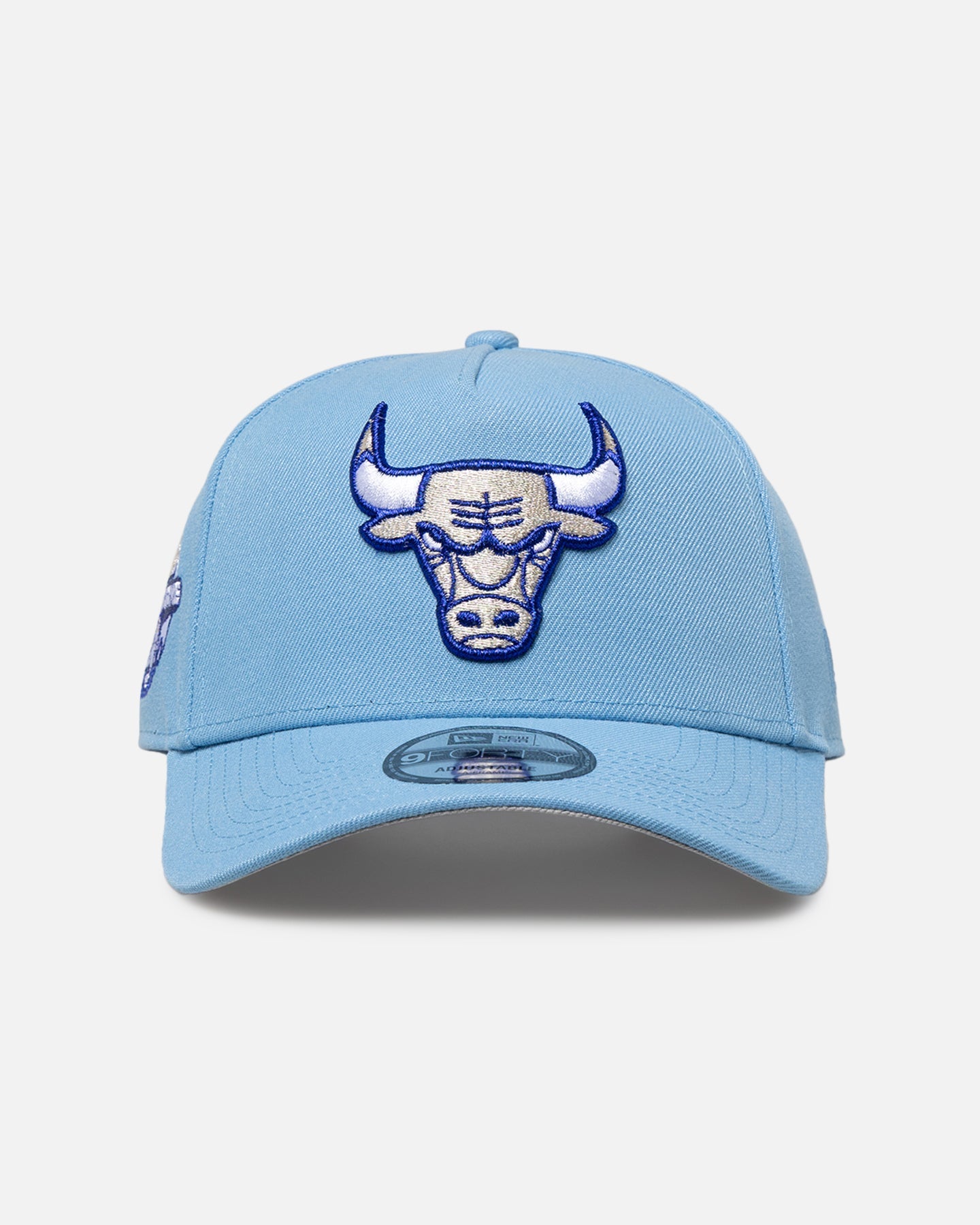 New Era Chicago Bulls 'Black Sky Blue' 9FORTY A-Frame Snapback Sky Blue