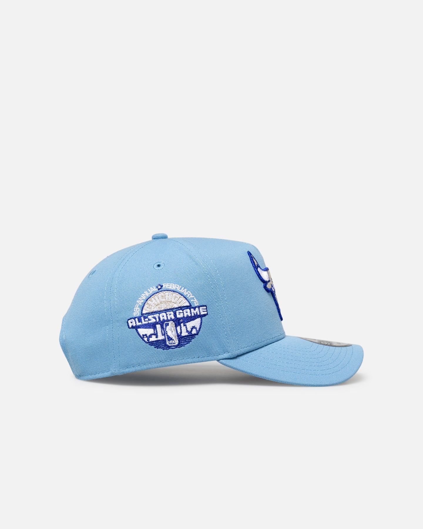 New Era Chicago Bulls 'Black Sky Blue' 9FORTY A-Frame Snapback Sky Blue
