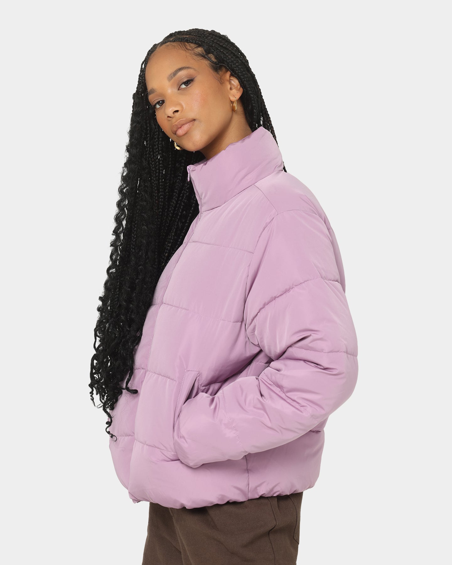 EN ES Women's Shake Up Puffa Jacket Lilac