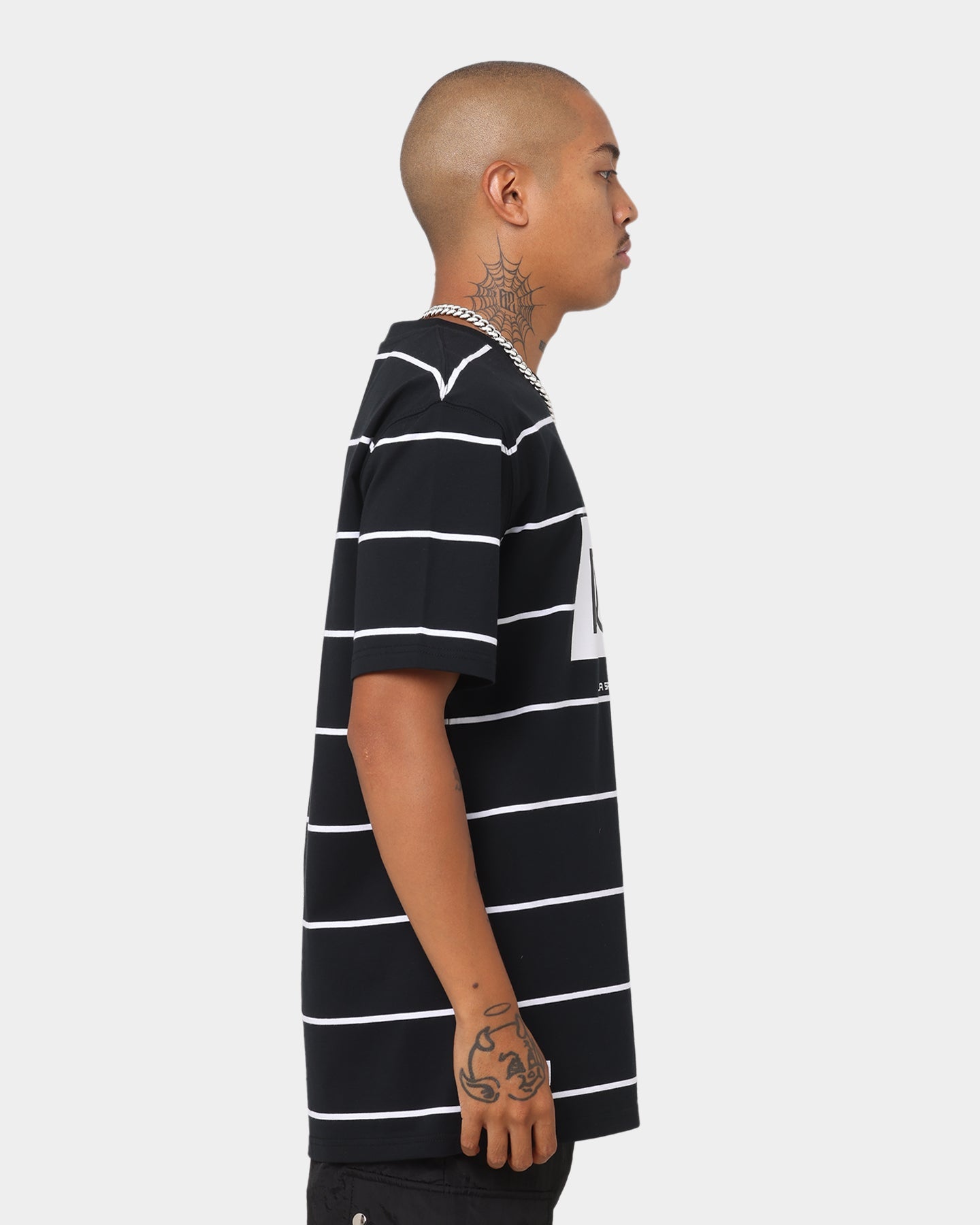 Dope Bogo Stripe T-Shirt Black/White