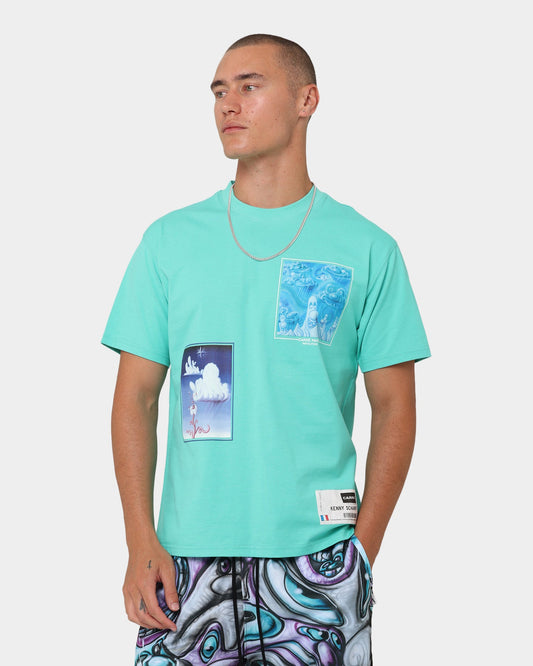 Carré X Kenny Scharf Chilaxia T-Shirt Aqua