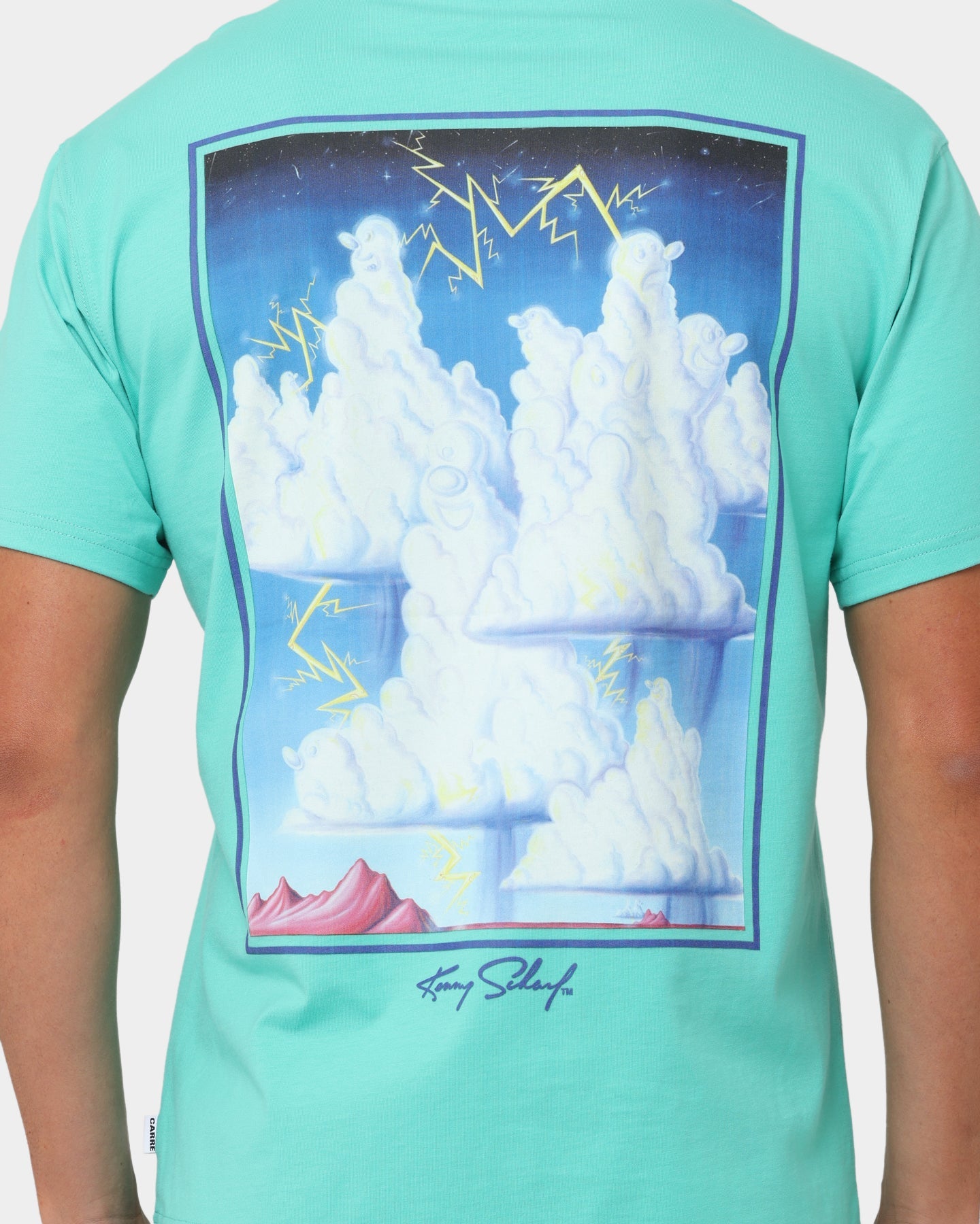 Carré X Kenny Scharf Chilaxia T-Shirt Aqua