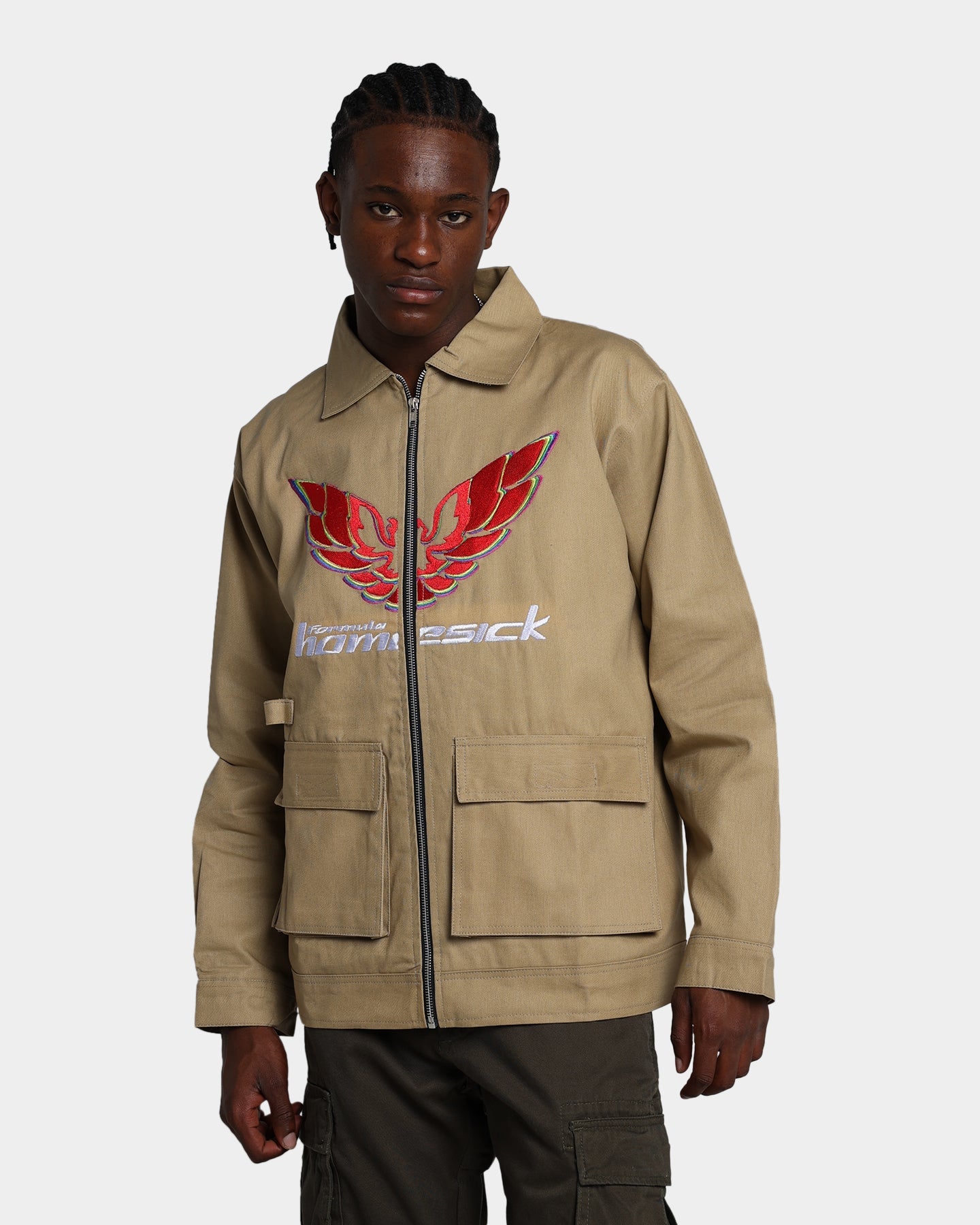 Homesick Formula Cargo Jacket Tan