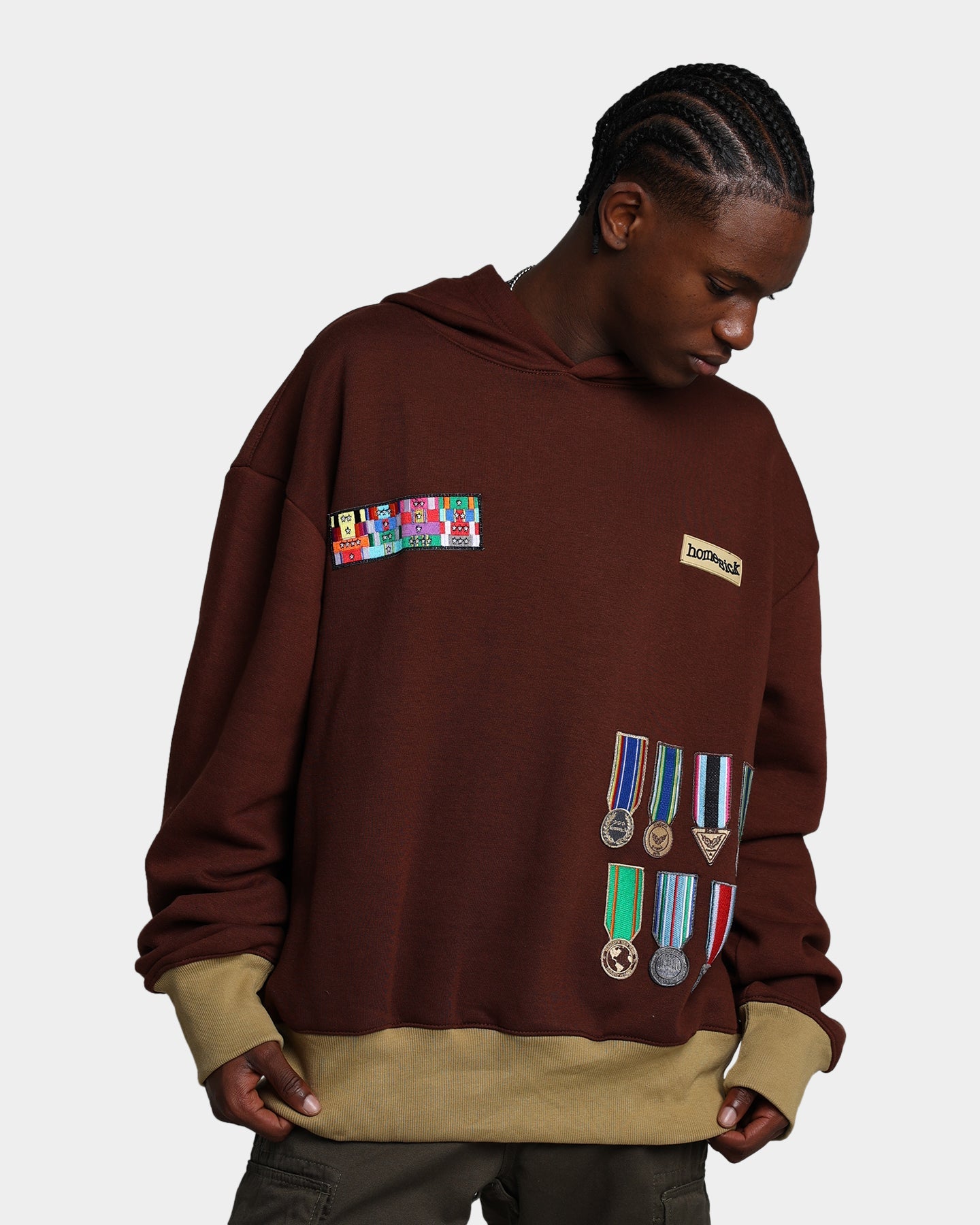 Homesick Honor Hoodie Brown