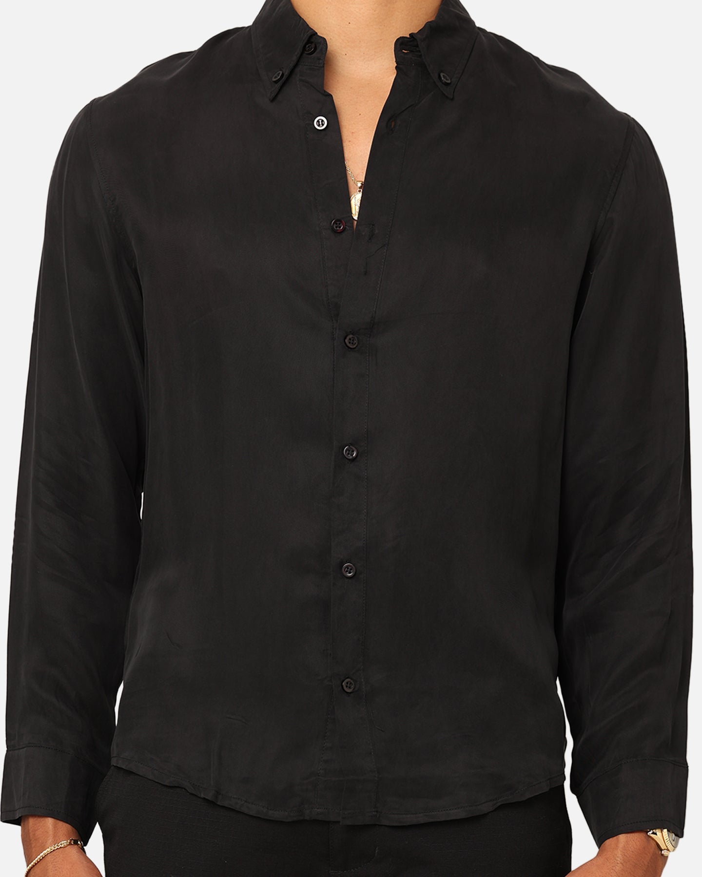 XXIII Nathan Button Up Shirt Black