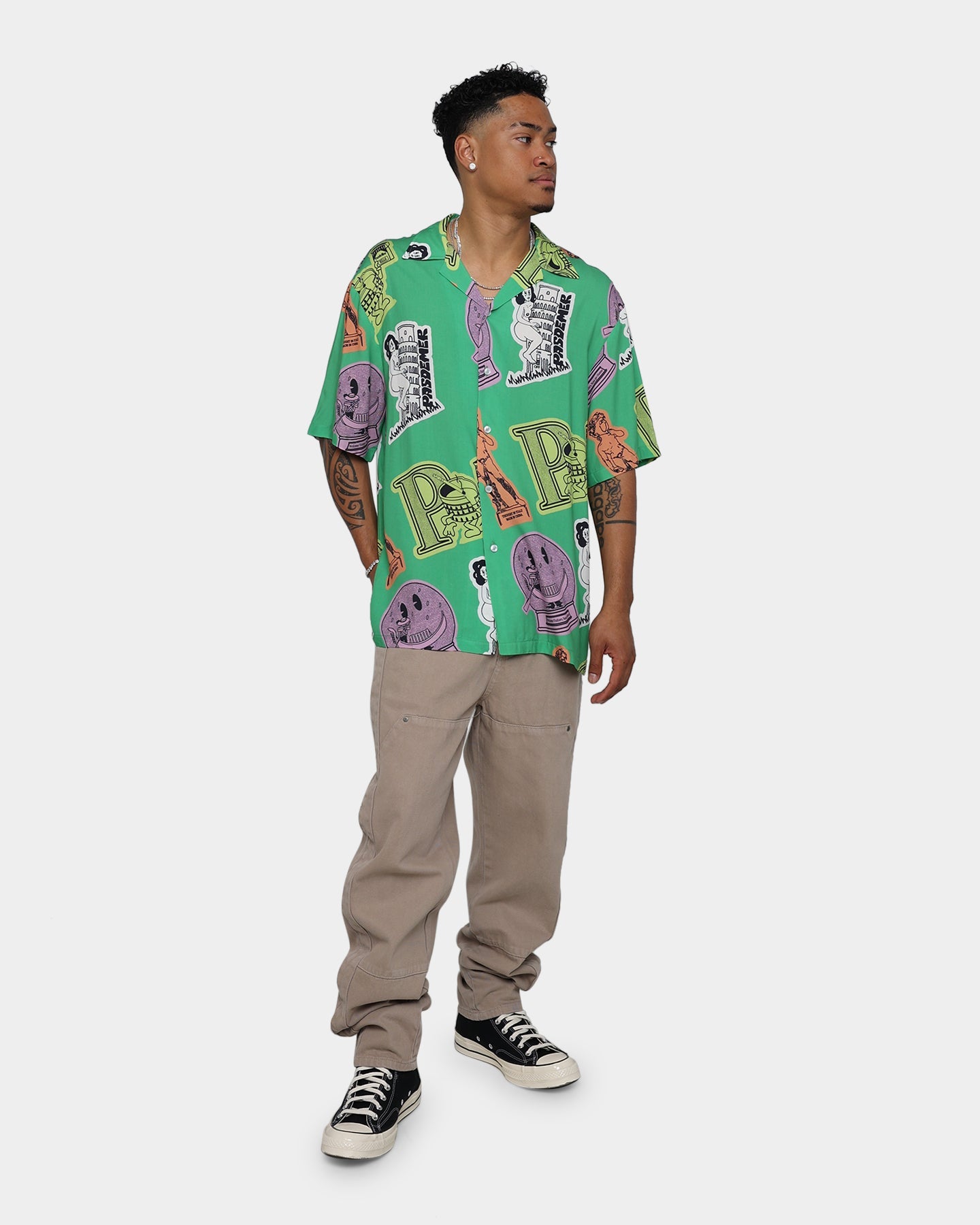 Pas De Mer Souvenir Shirt Green