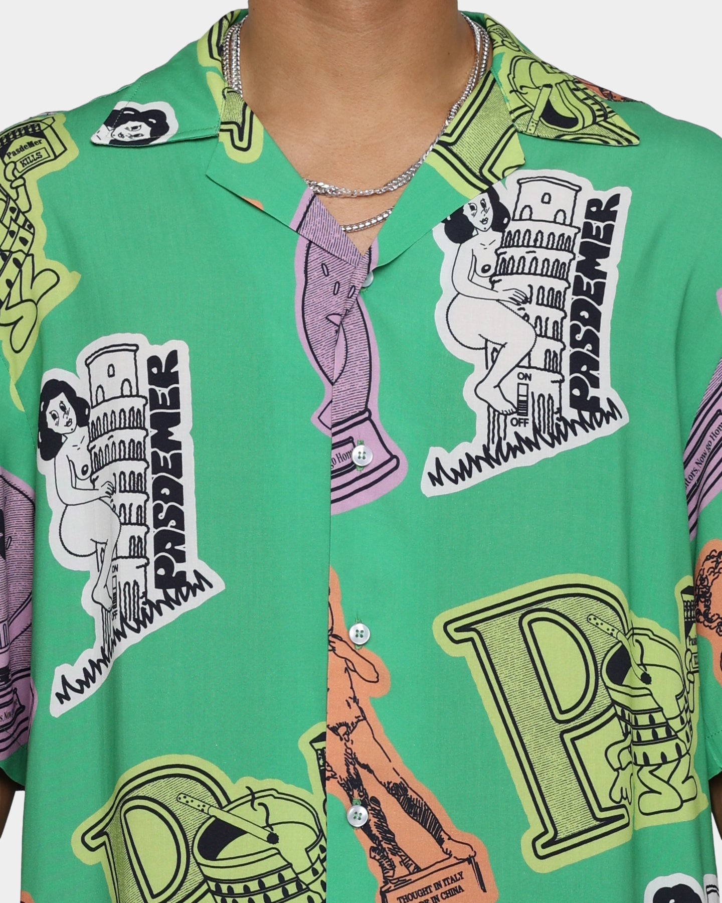 Pas De Mer Souvenir Shirt Green