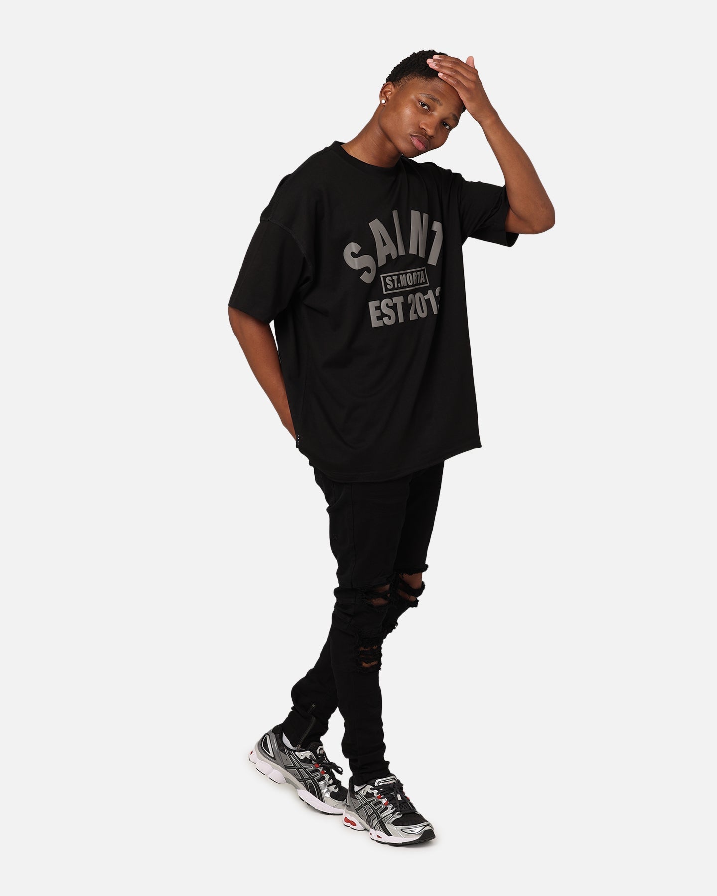 Saint Morta St Morta Boxy T-Shirt Black/Black