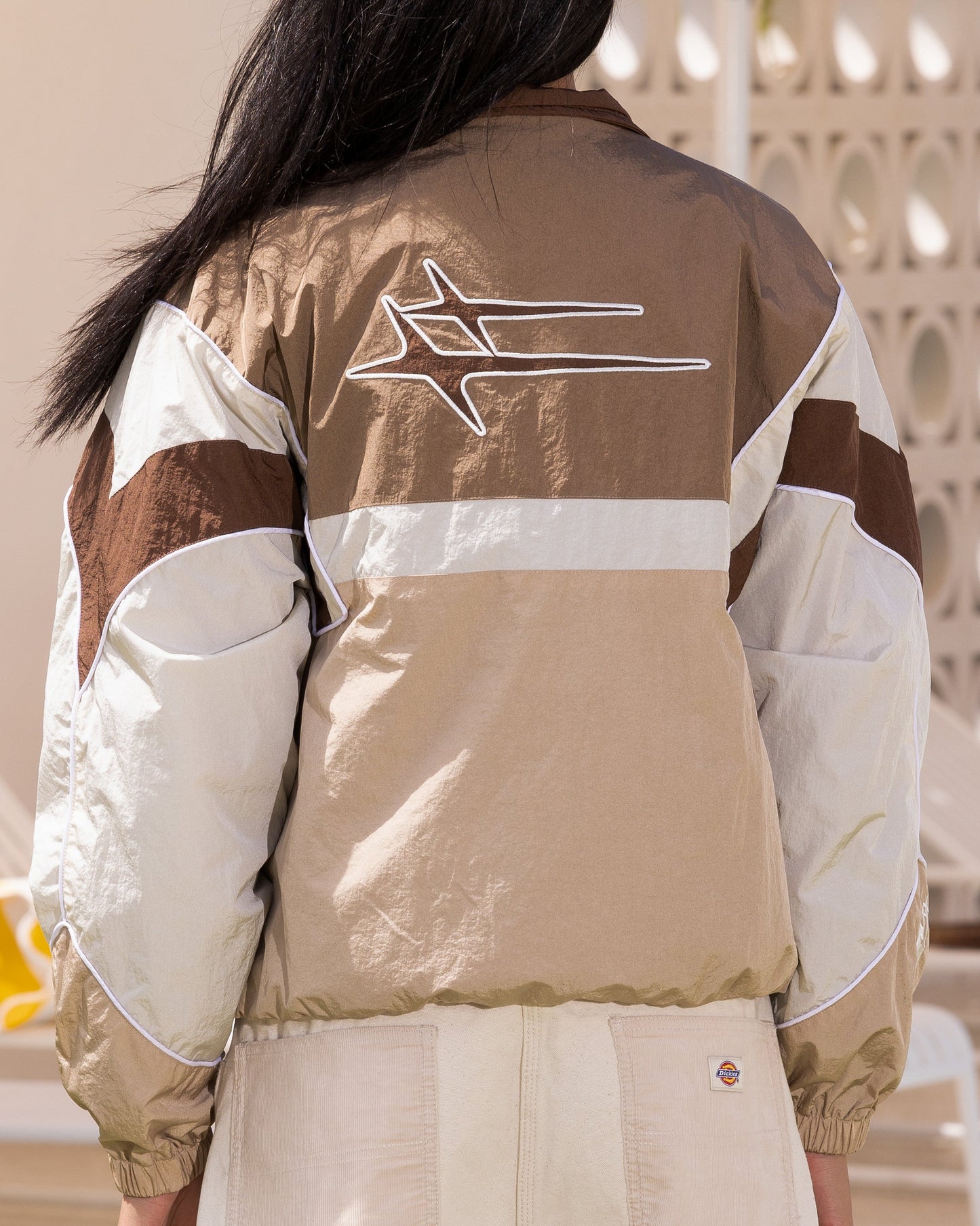Loiter Axel Track Jacket Brown/Tan