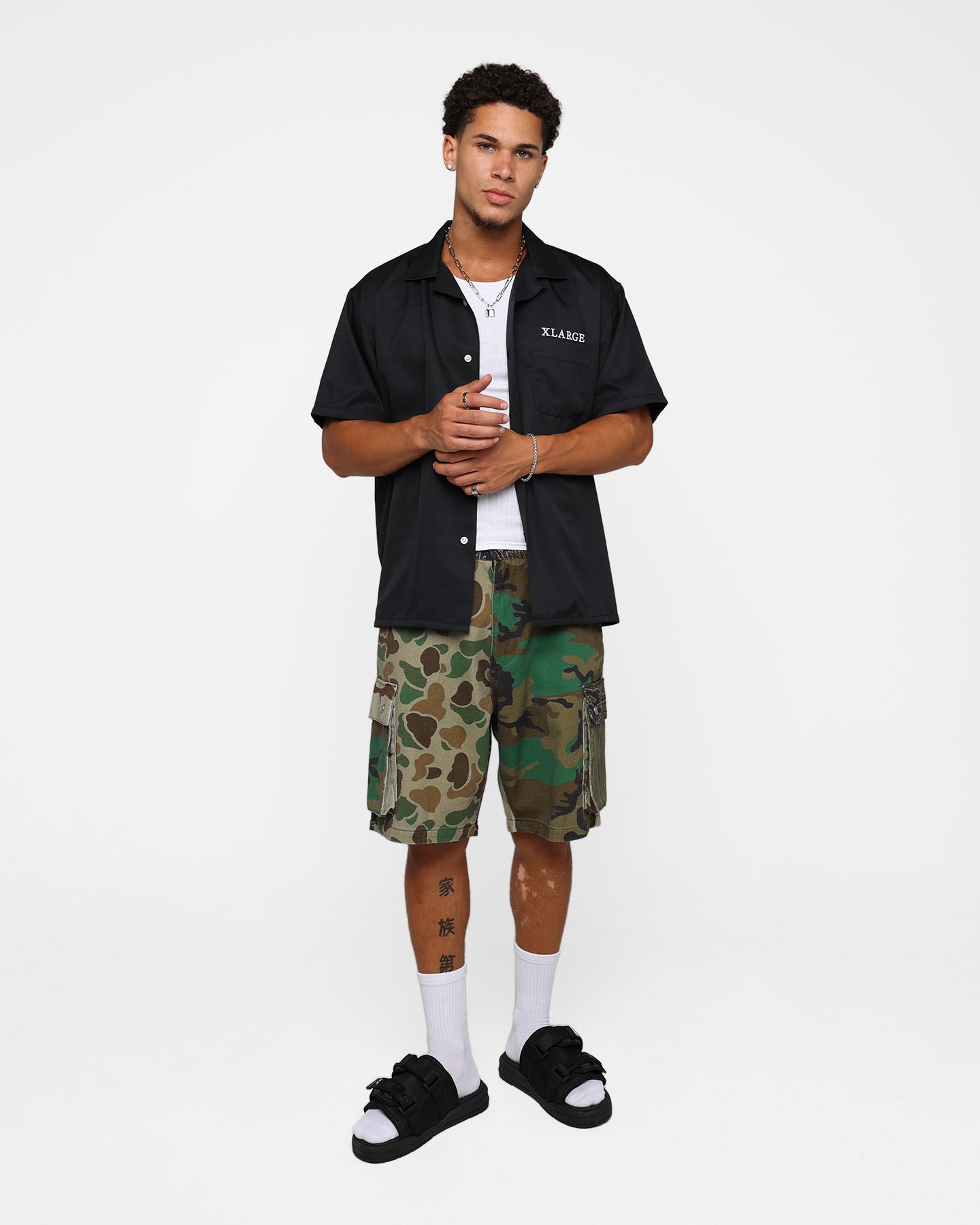 X-Large Bowling Club Short Sleeve Shirt Black