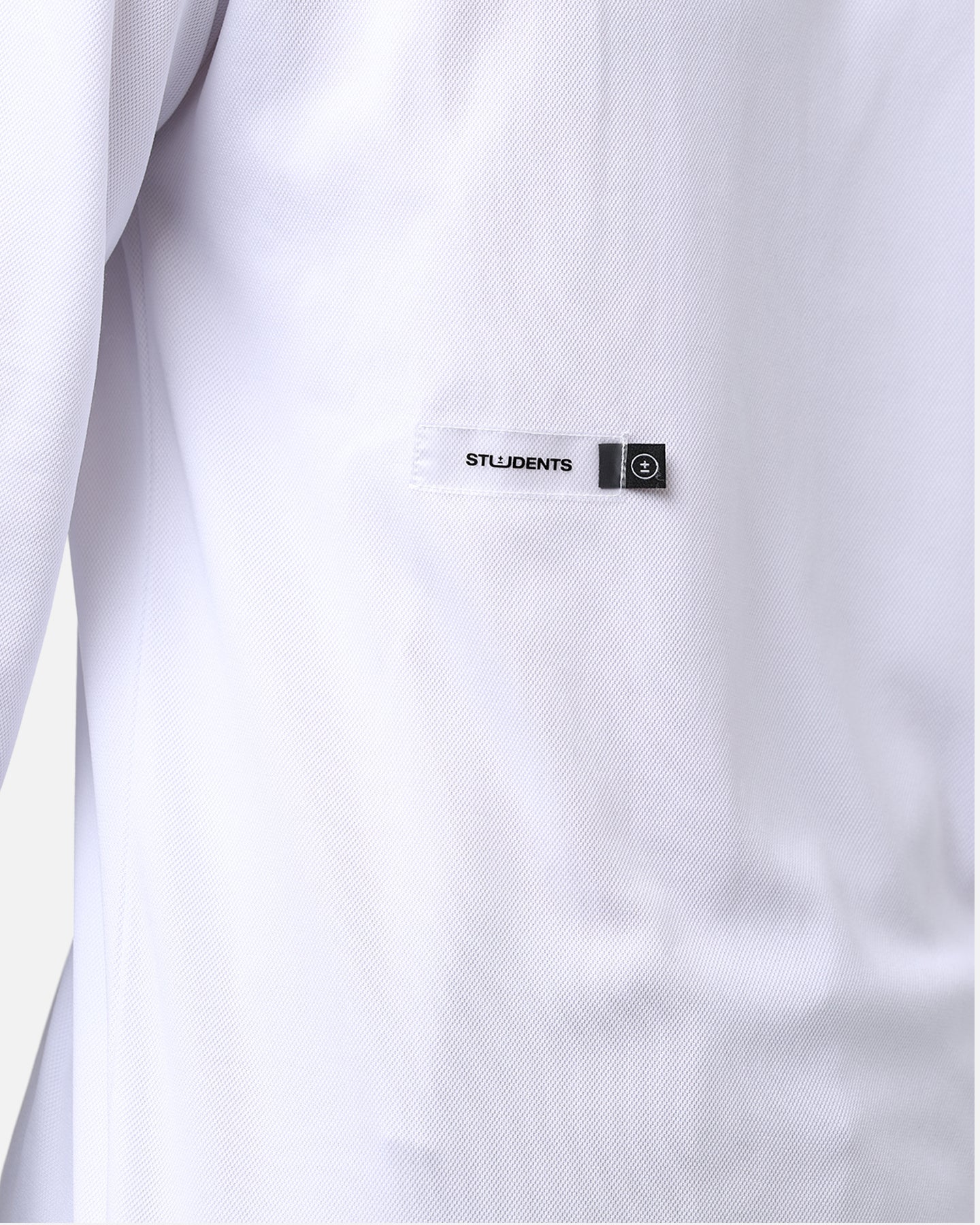 Students Golf Host Long Sleeve Mock Neck T-Shirt White