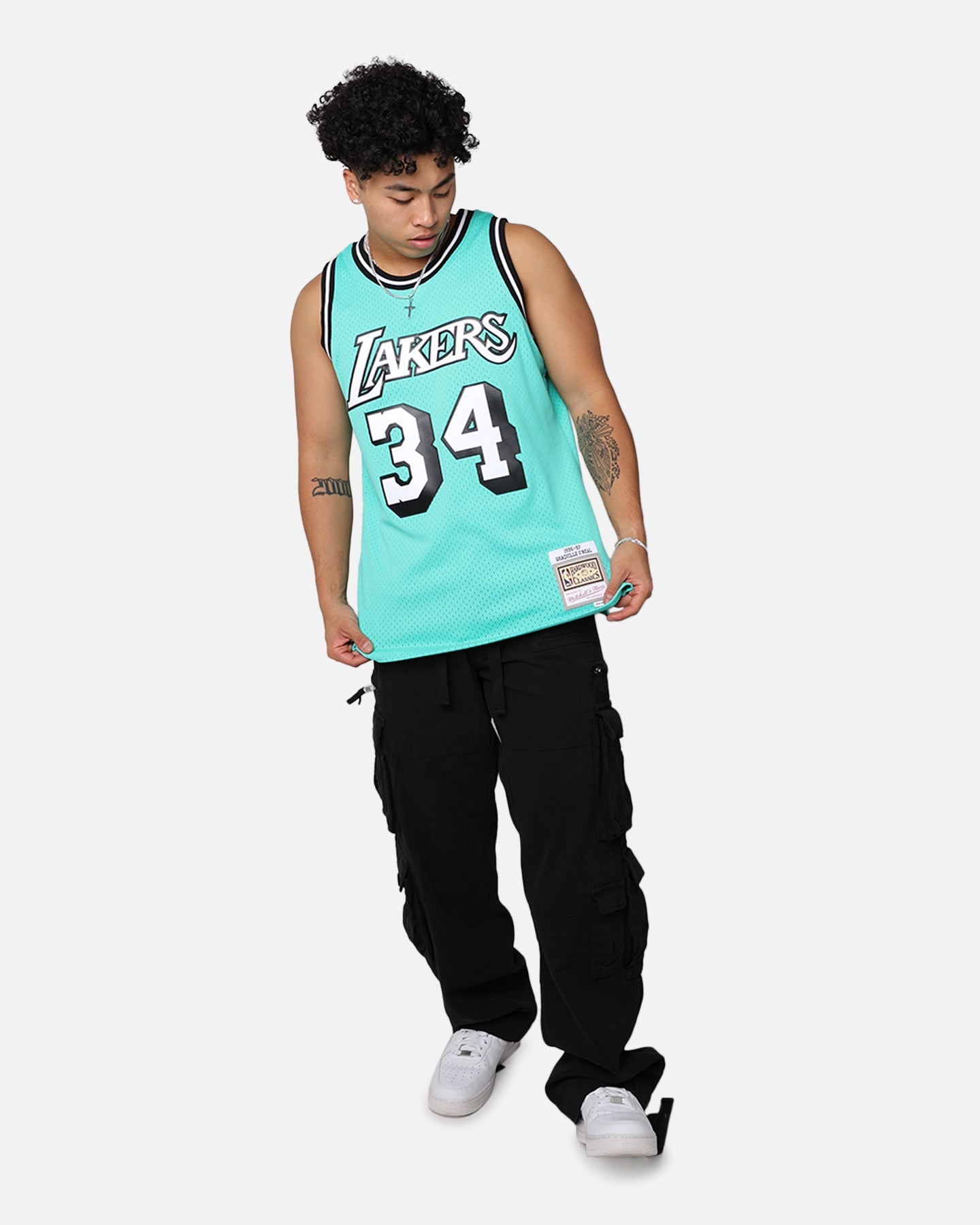 Mitchell & Ness Los Angeles Lakers Shaquille O'Neal '96-97 Swingman Jersey Black/Ice Blue