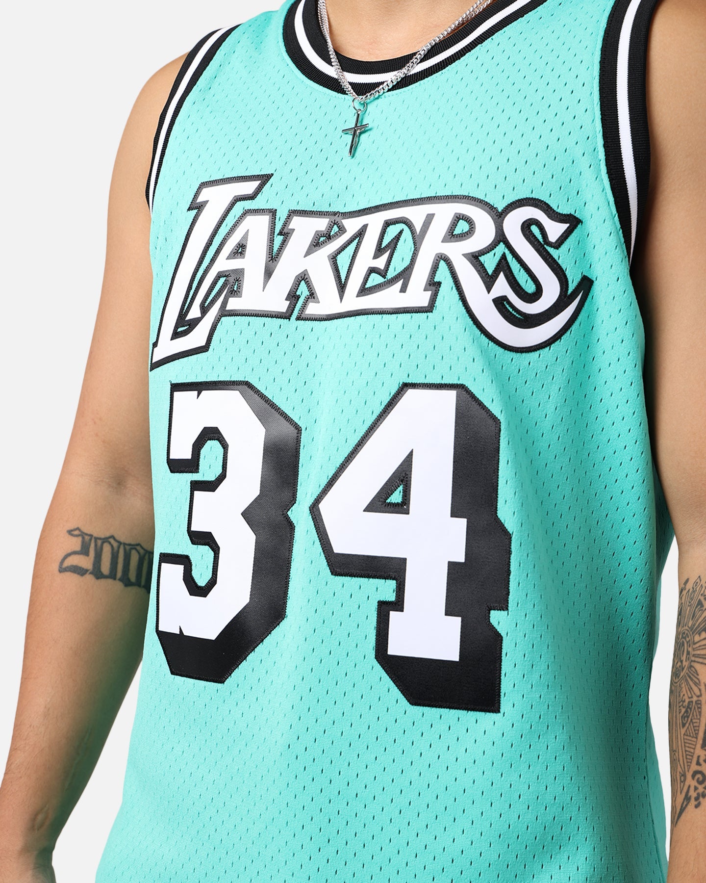Mitchell & Ness Los Angeles Lakers Shaquille O'Neal '96-97 Swingman Jersey Black/Ice Blue