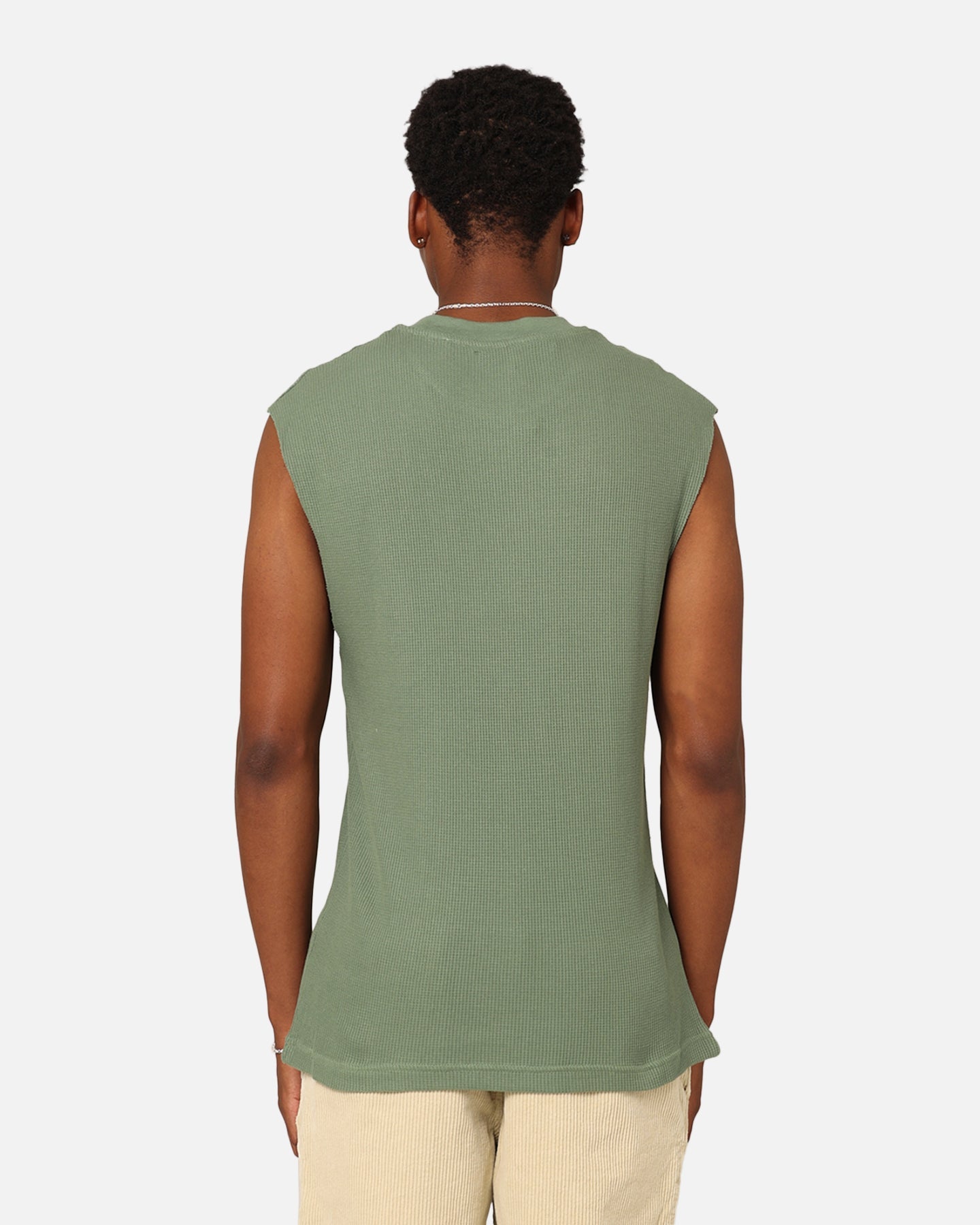 XXIII Waffle Muscle Singlet Sage