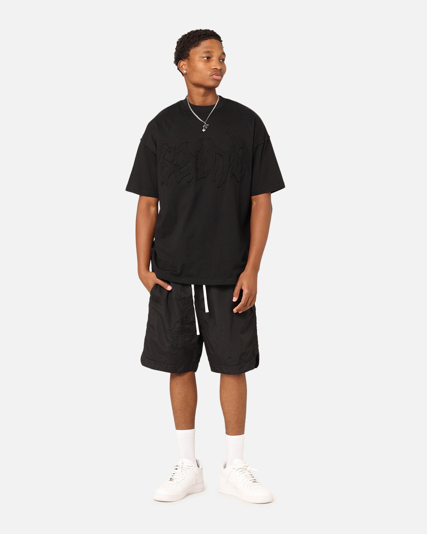 Saint Morta Rodeo Metal Boxy T-Shirt Black