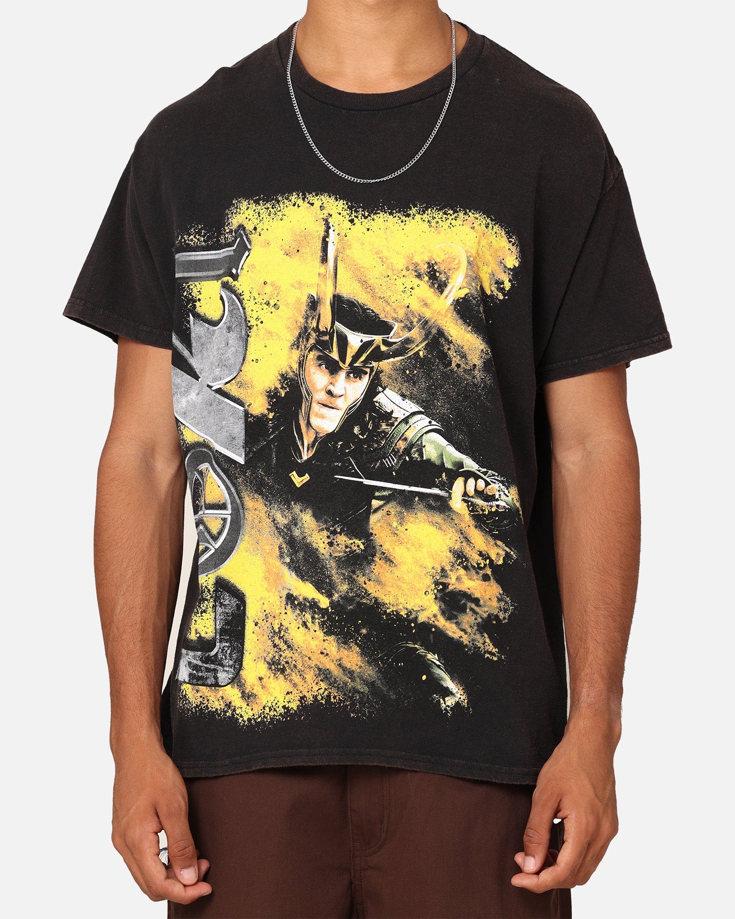 Marvel Loki Series Vintage T-Shirt Black Wash