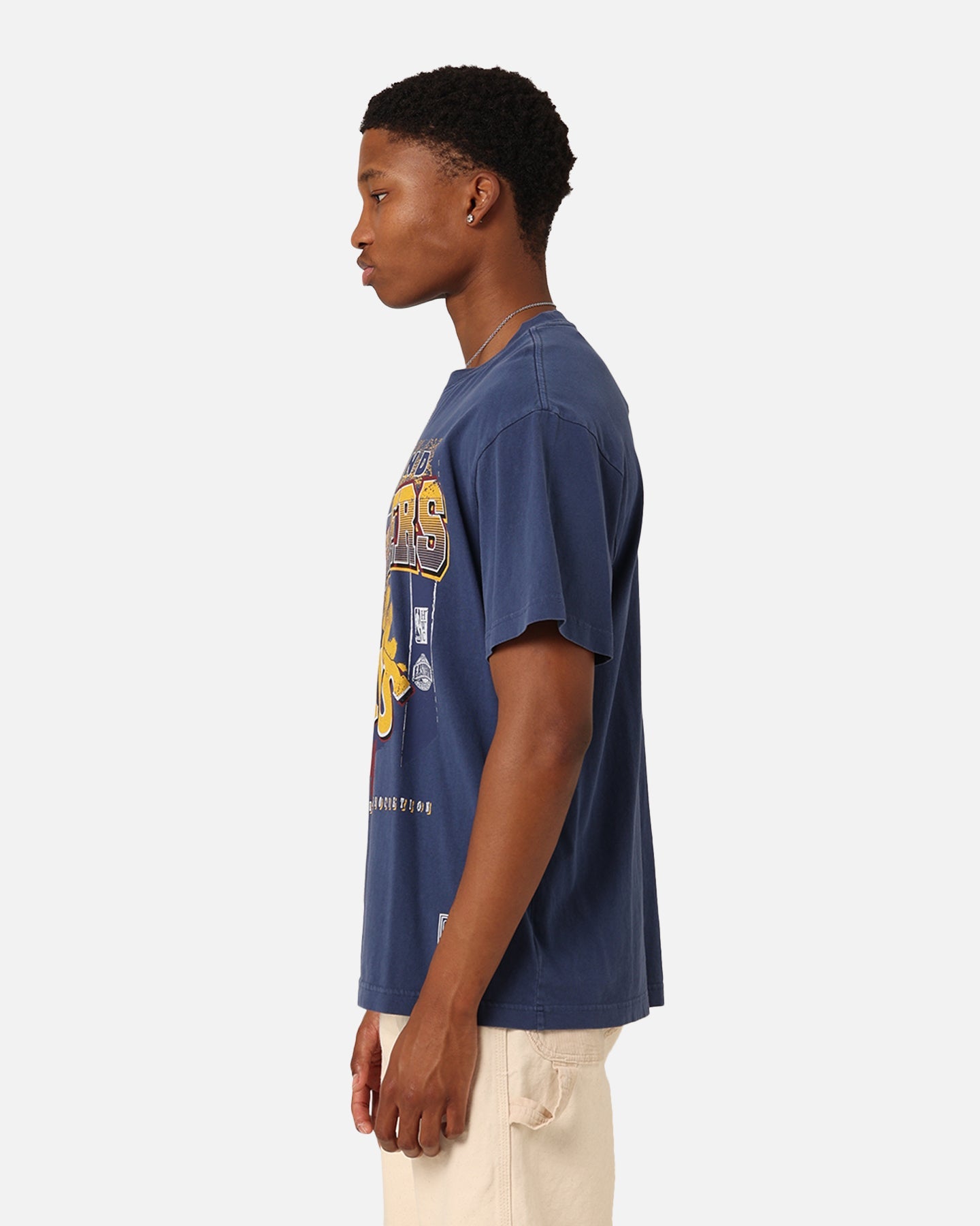 Mitchell & Ness Cleveland Cavaliers Brush Off 2.0 T-Shirt Navy