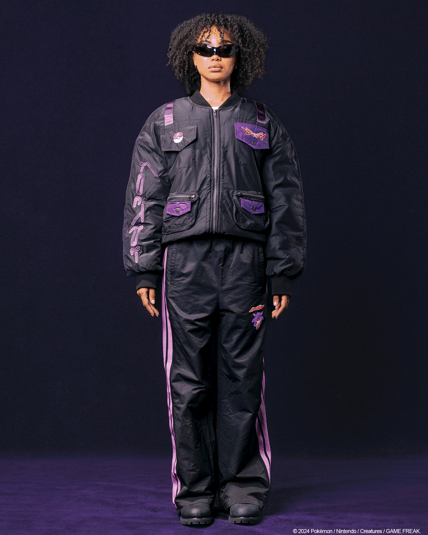 Pokémon By Loiter Master Ball Bomber Jacket Black