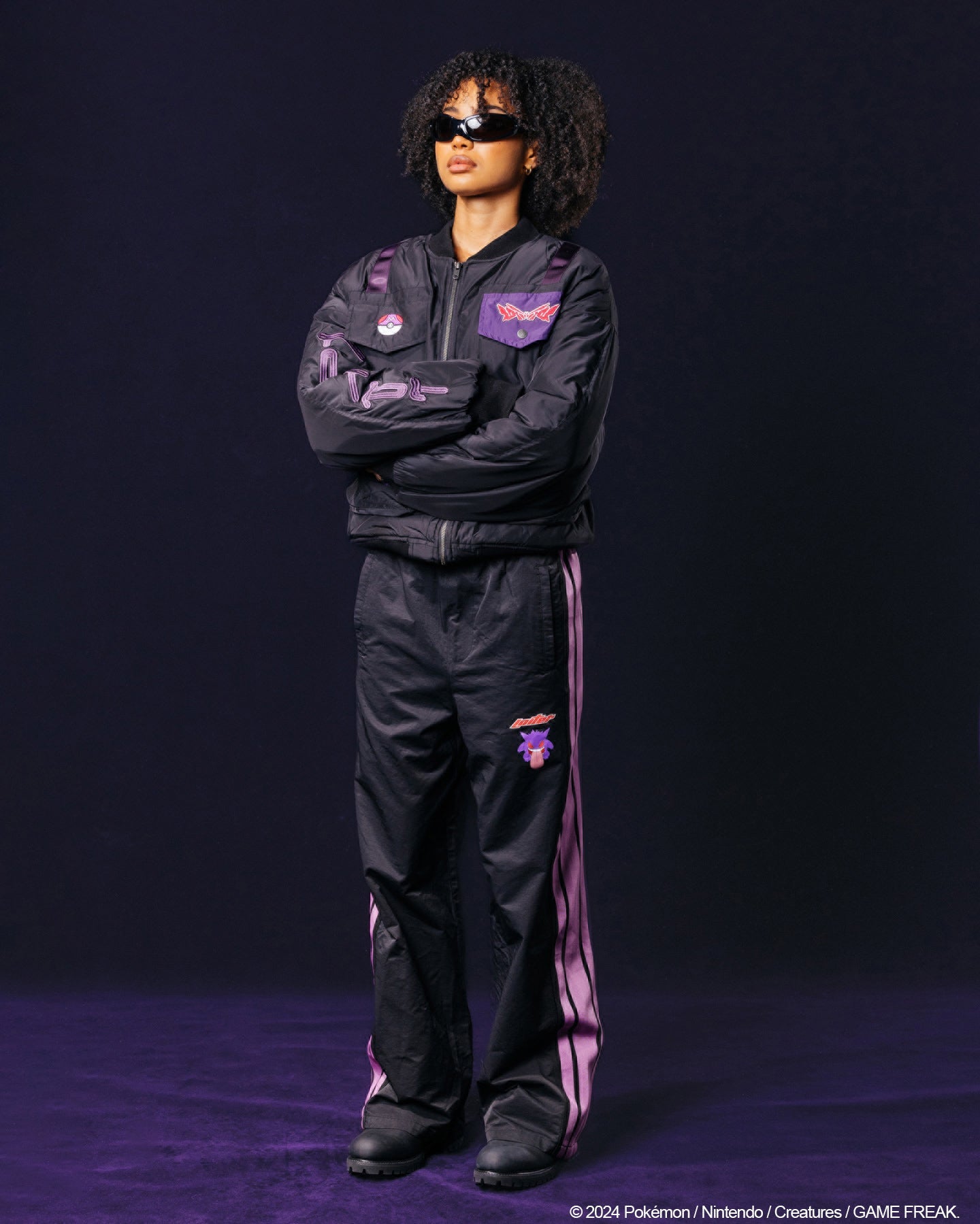 Pokémon By Loiter Master Ball Bomber Jacket Black