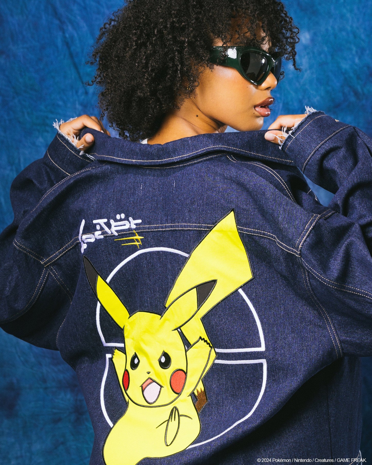 Pokémon By Loiter Pikachu Denim Jacket Indigo