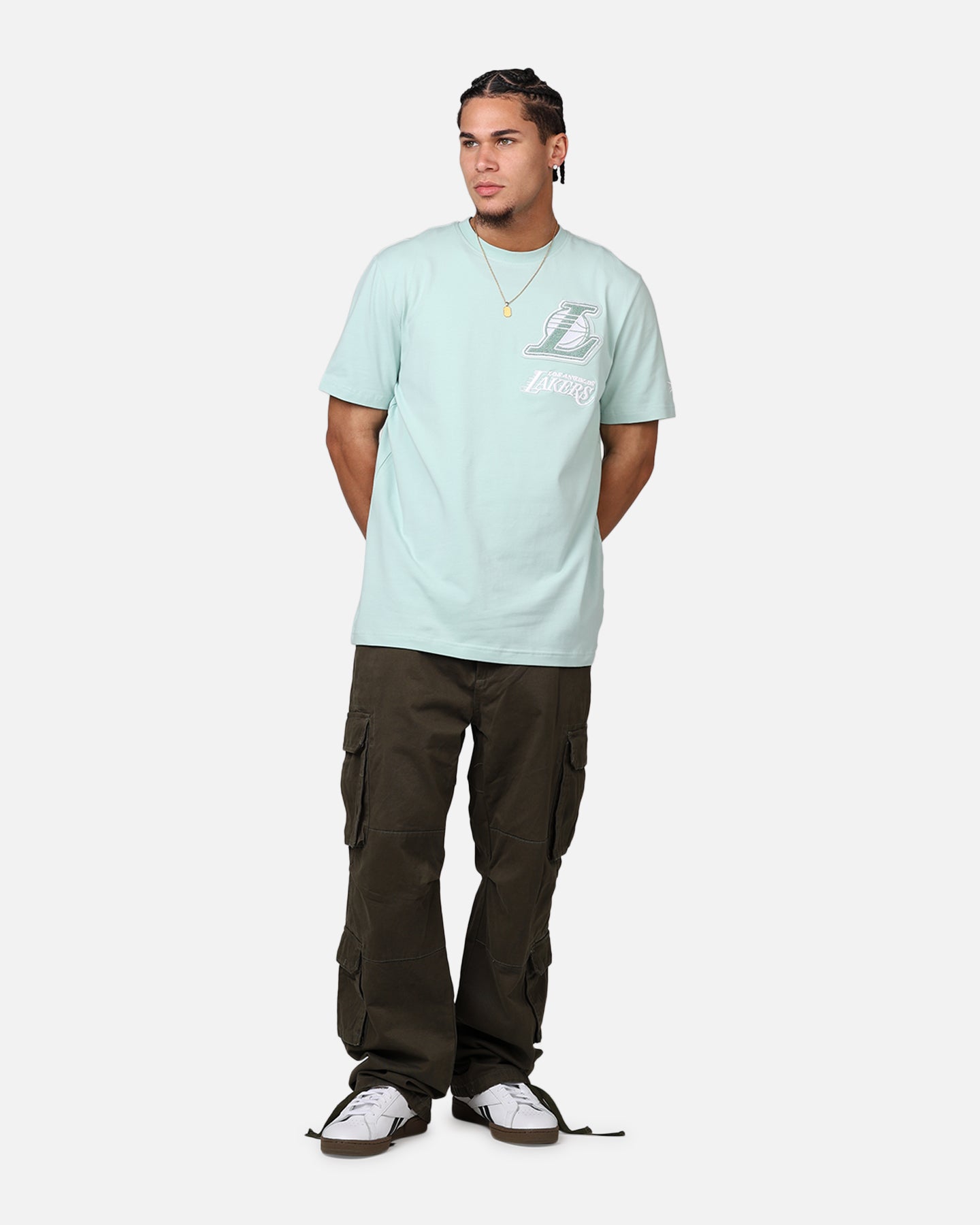 New Era Los Angeles Lakers 'Logo Select Mint' T-Shirt Mint