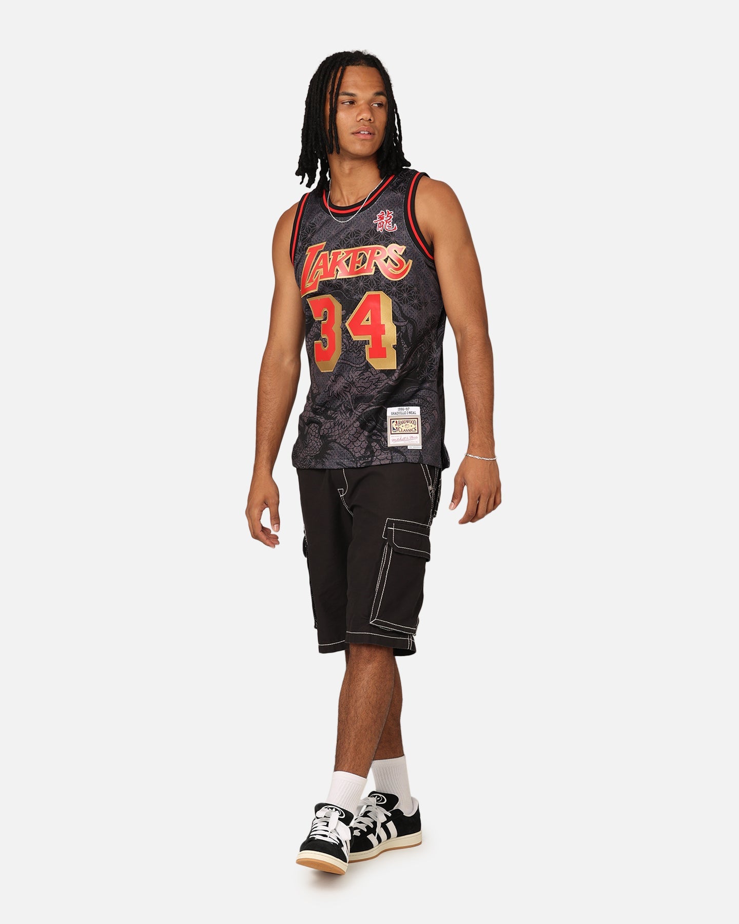 Mitchell & Ness Los Angeles Lakers Shaquille O'Neal '96-97 Year of the Dragon Swingman Jersey Black/Red