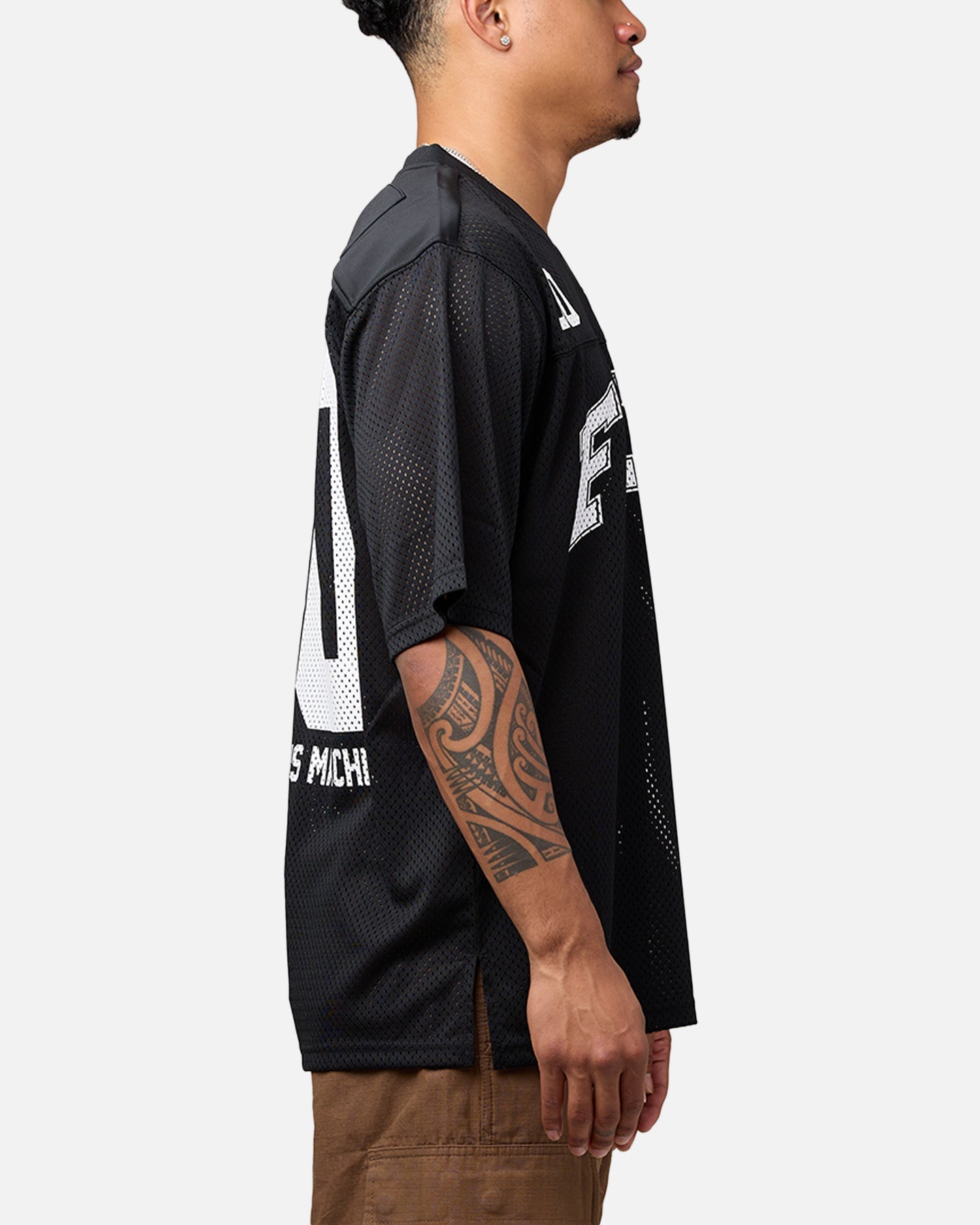 Felt Overtown Mesh Football Jersey Black