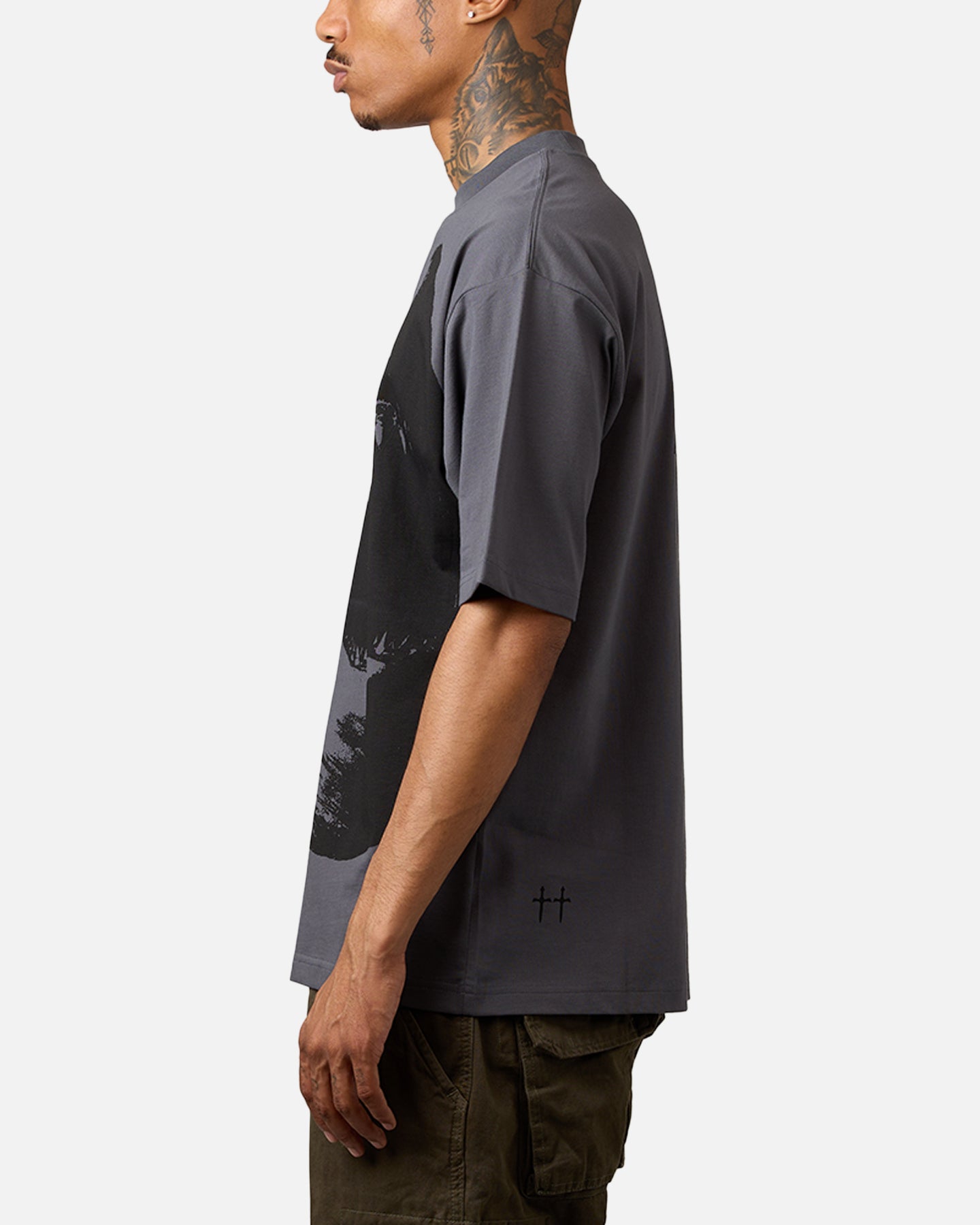 Saint Morta Fear The Abyss Patrol T-Shirt Dark Grey