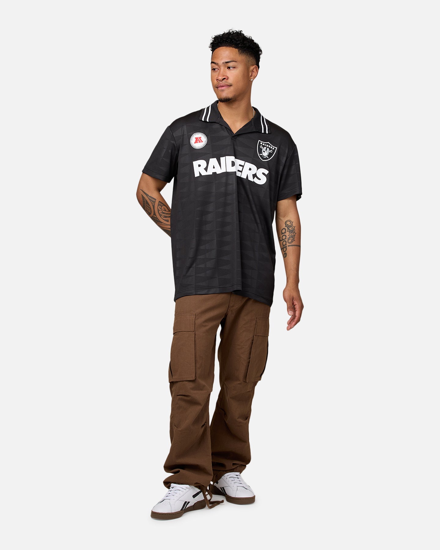 Majestic Athletic Las Vegas Raiders Team V-Neck Jersey Black