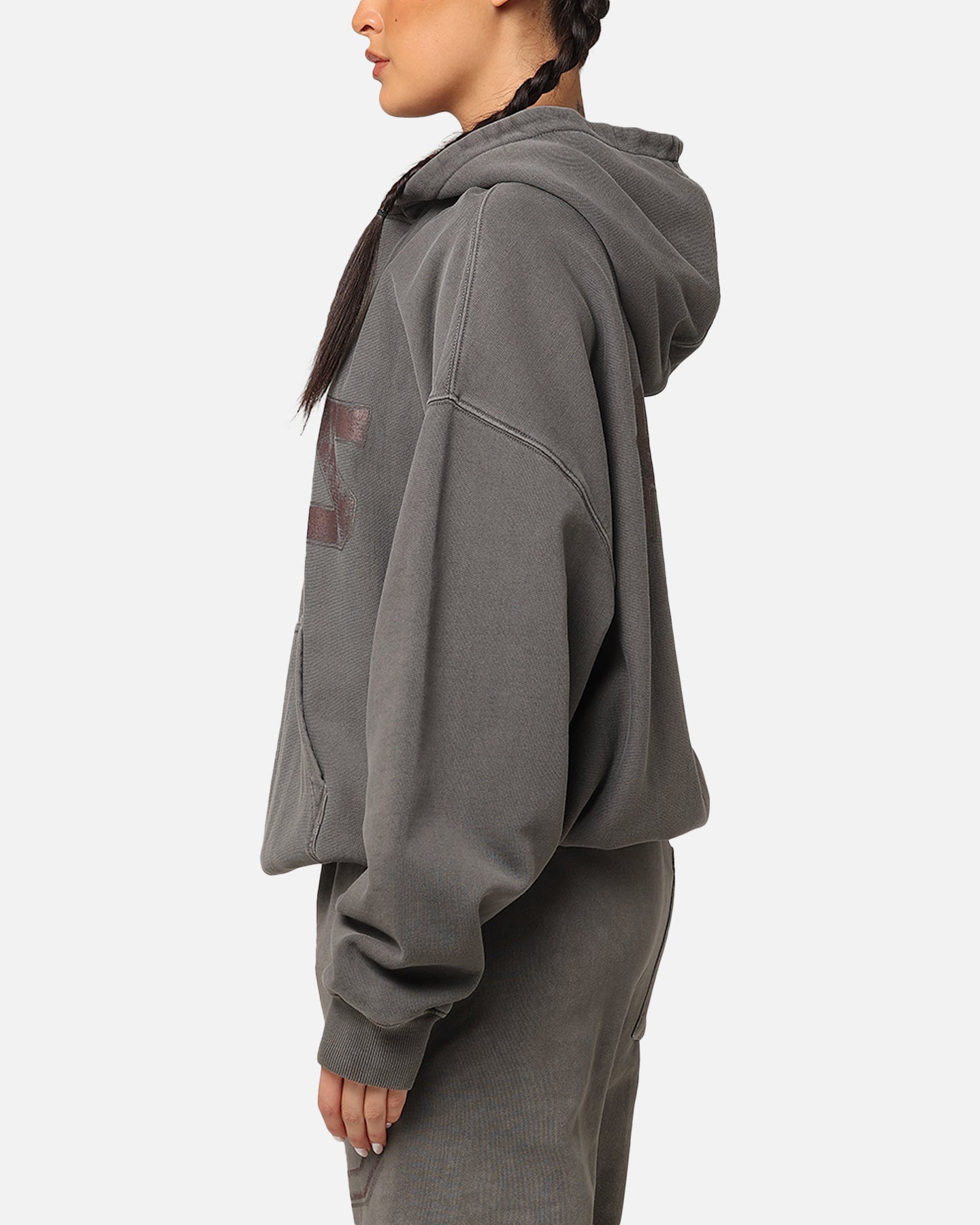 Saint Morta SSIX Vintage Hoodie Washed Charcoal