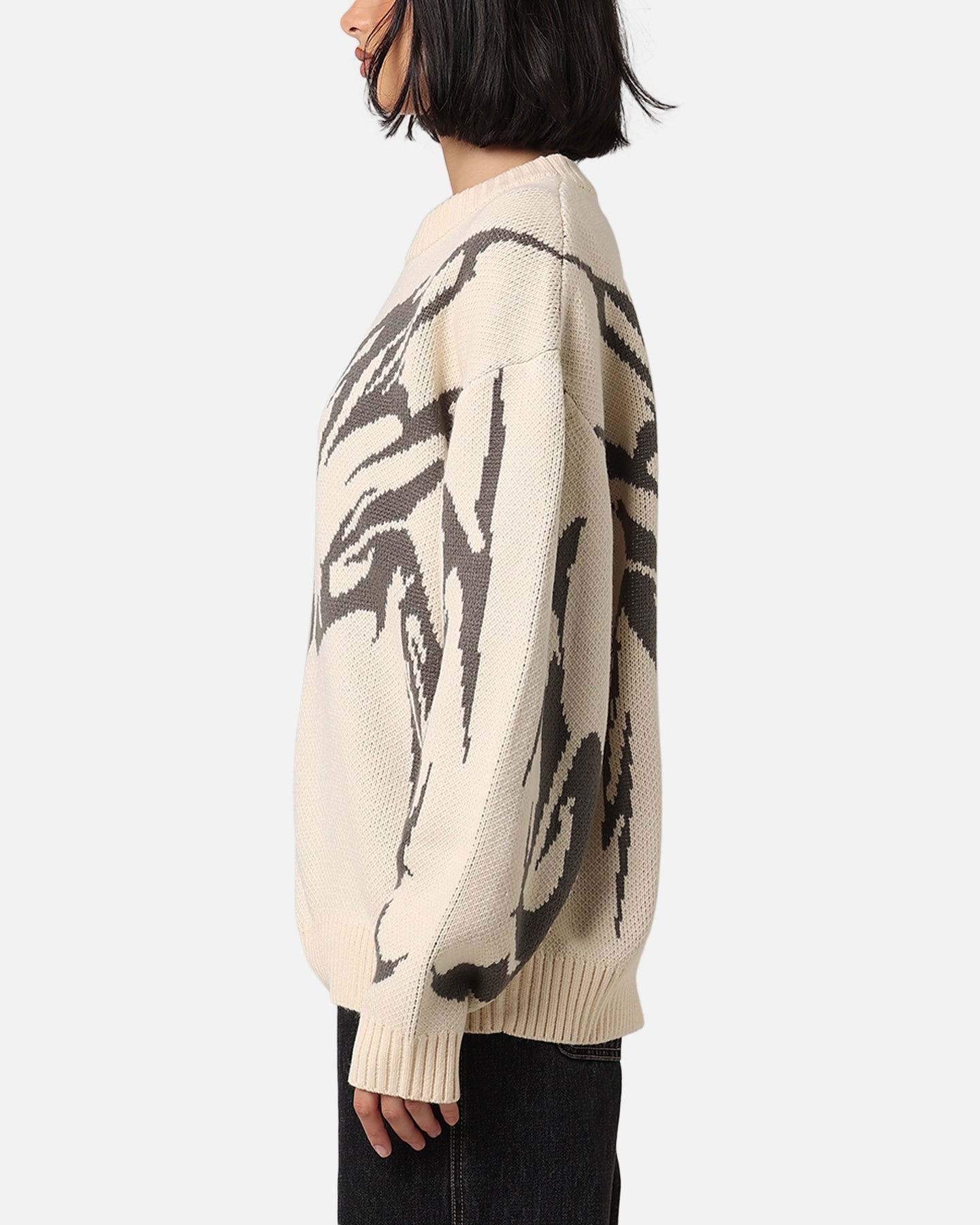 Loiter Cyber Knit Sweater Off White
