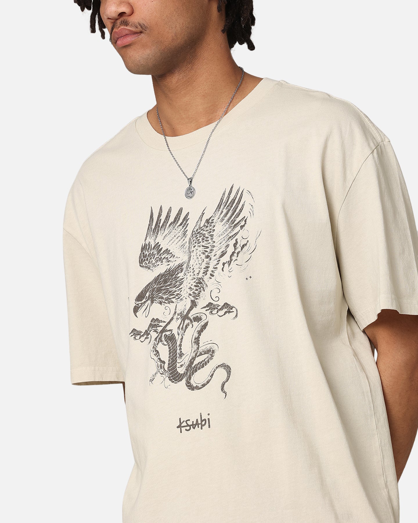 Ksubi Target Biggie Cyclone T-Shirt Tan