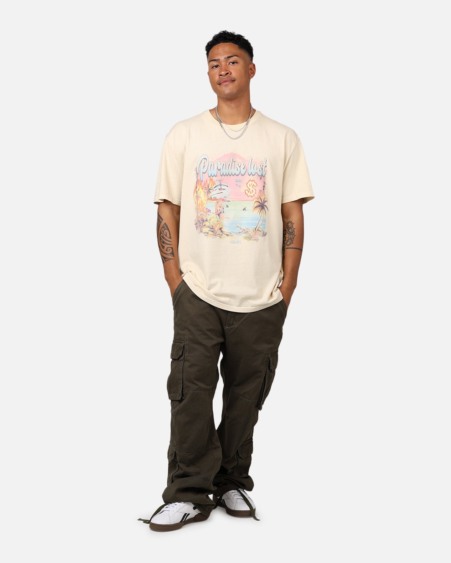Ksubi Paradise Biggie T-Shirt Tan