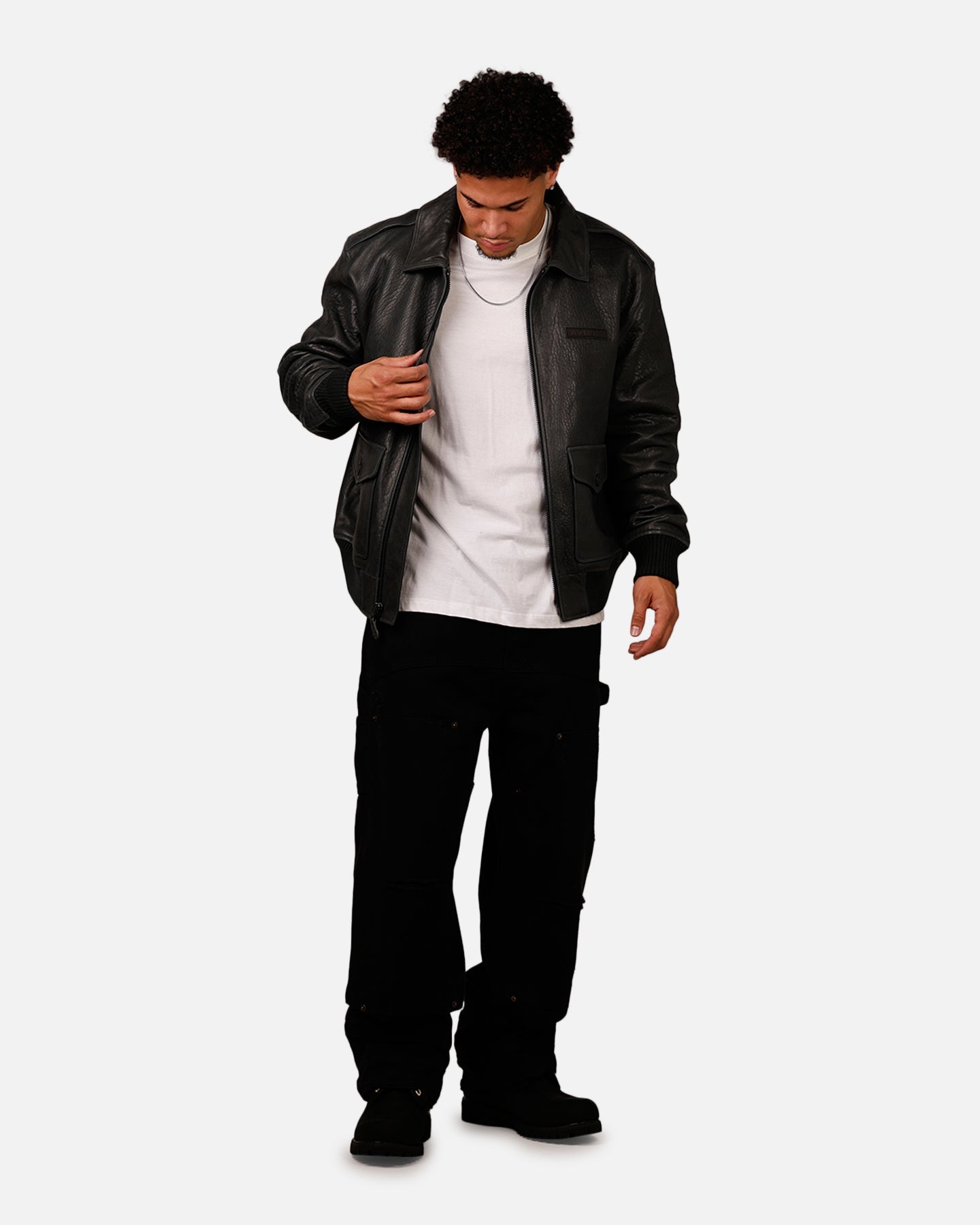 Avirex Vintage Flight Jacket Vintage Black