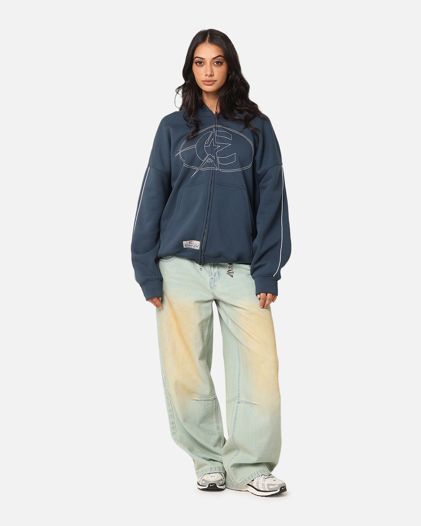 Carre C-Superstar Pipe Zip Hoodie Navy