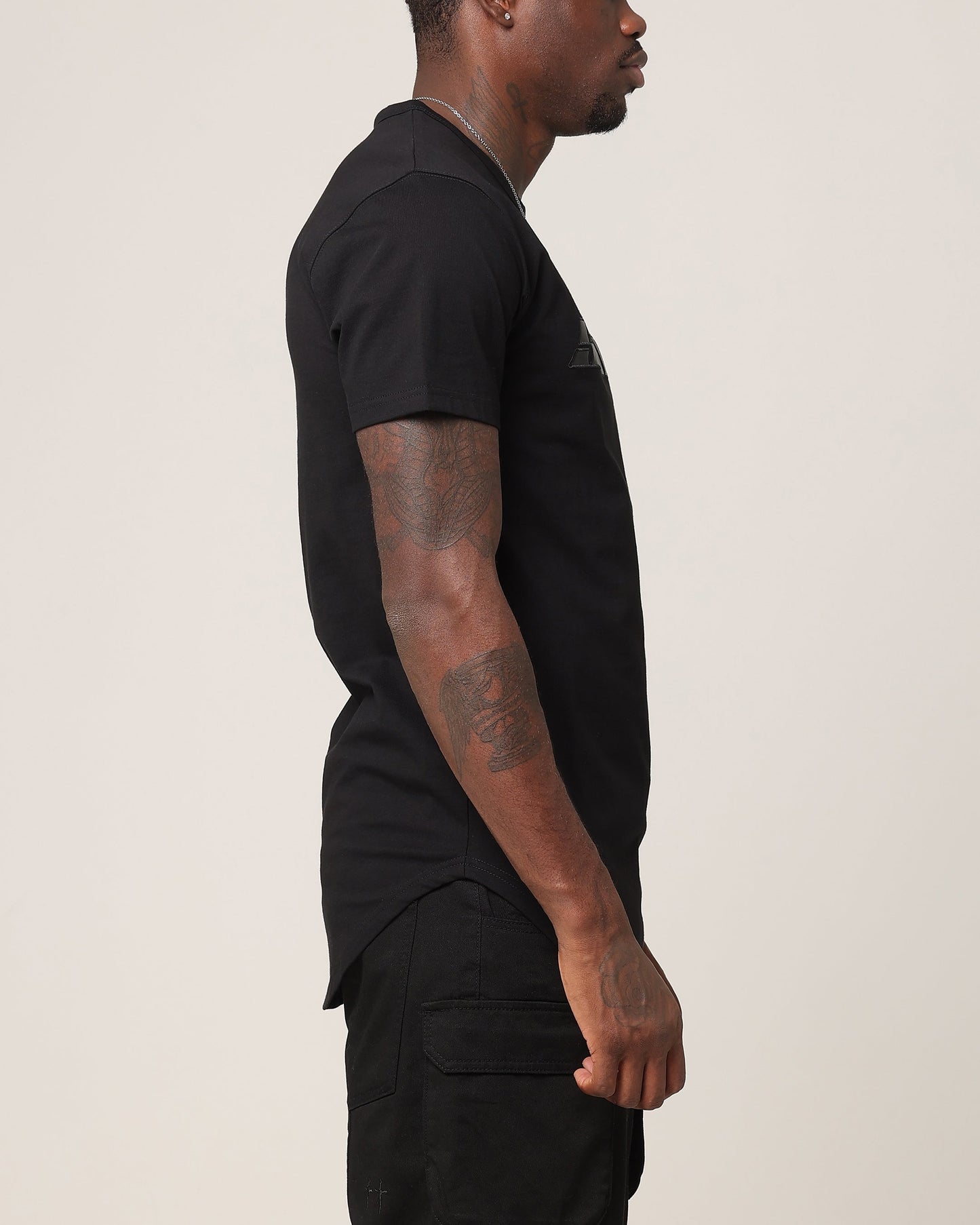 Saint Morta Faith El Duplo T-Shirt Black/Black