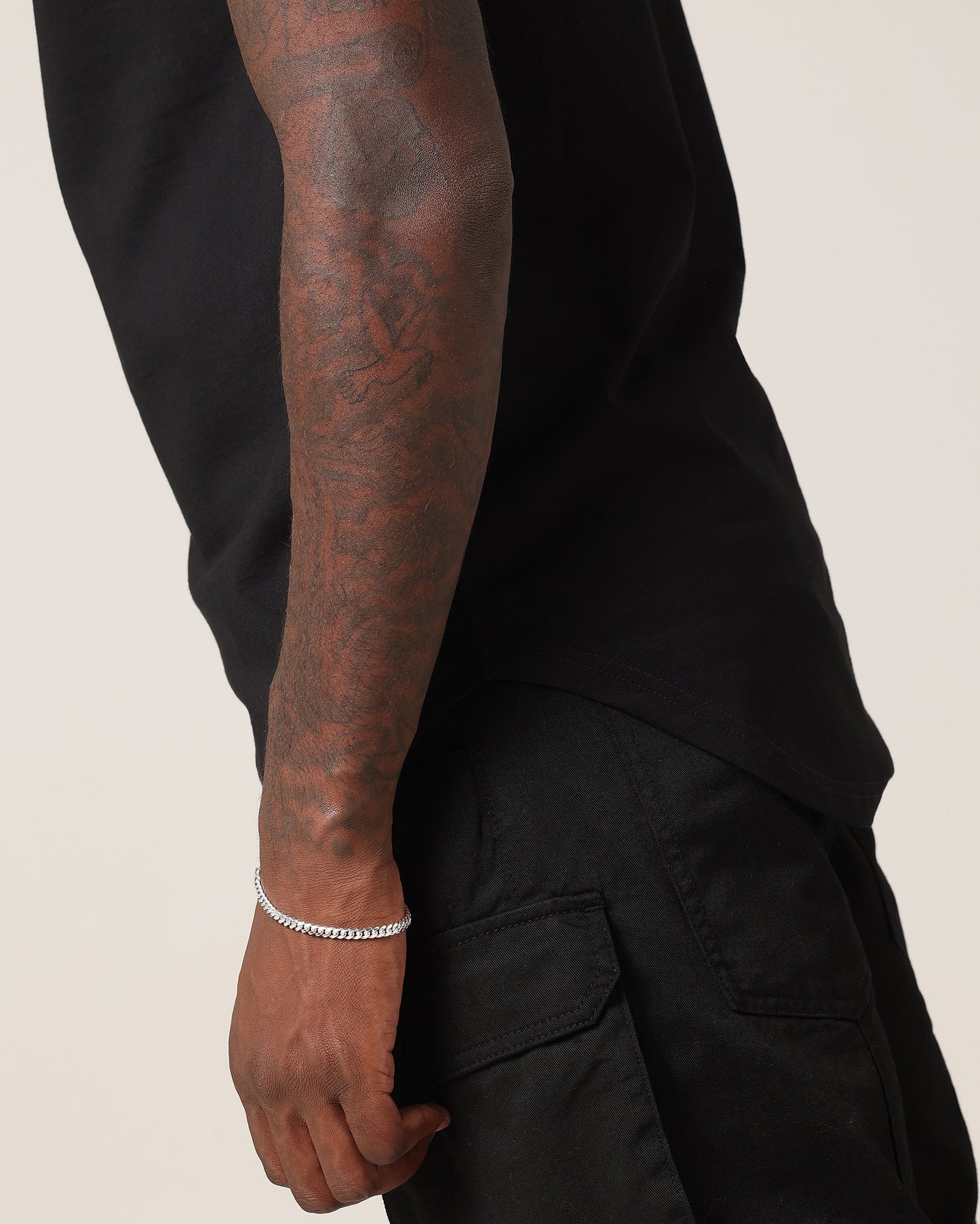 Saint Morta Faith El Duplo T-Shirt Black/Black