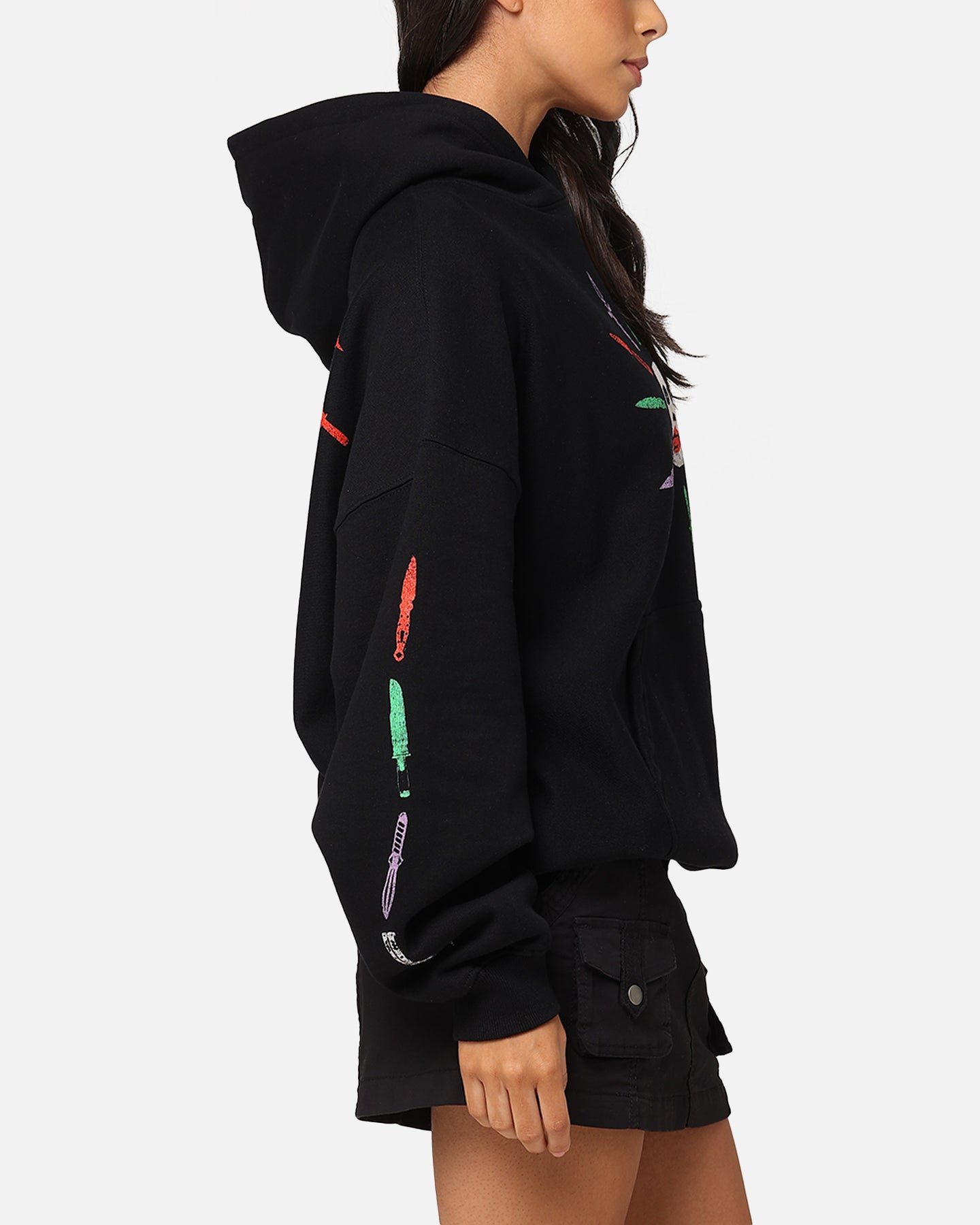 73Studio X DC Batman The Joker Scars Premium Hoodie Black